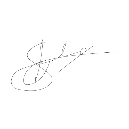 Signature of Sandeep Singh Sura, founder of Triple Think.
