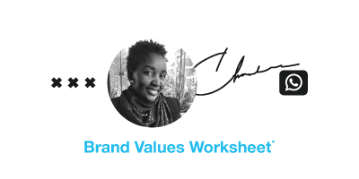 Charlene Kibenwa, Digital Marketing SBM Bank in Kenya, on Triple Thinks Brand Values Worksheet and it’s versatility.