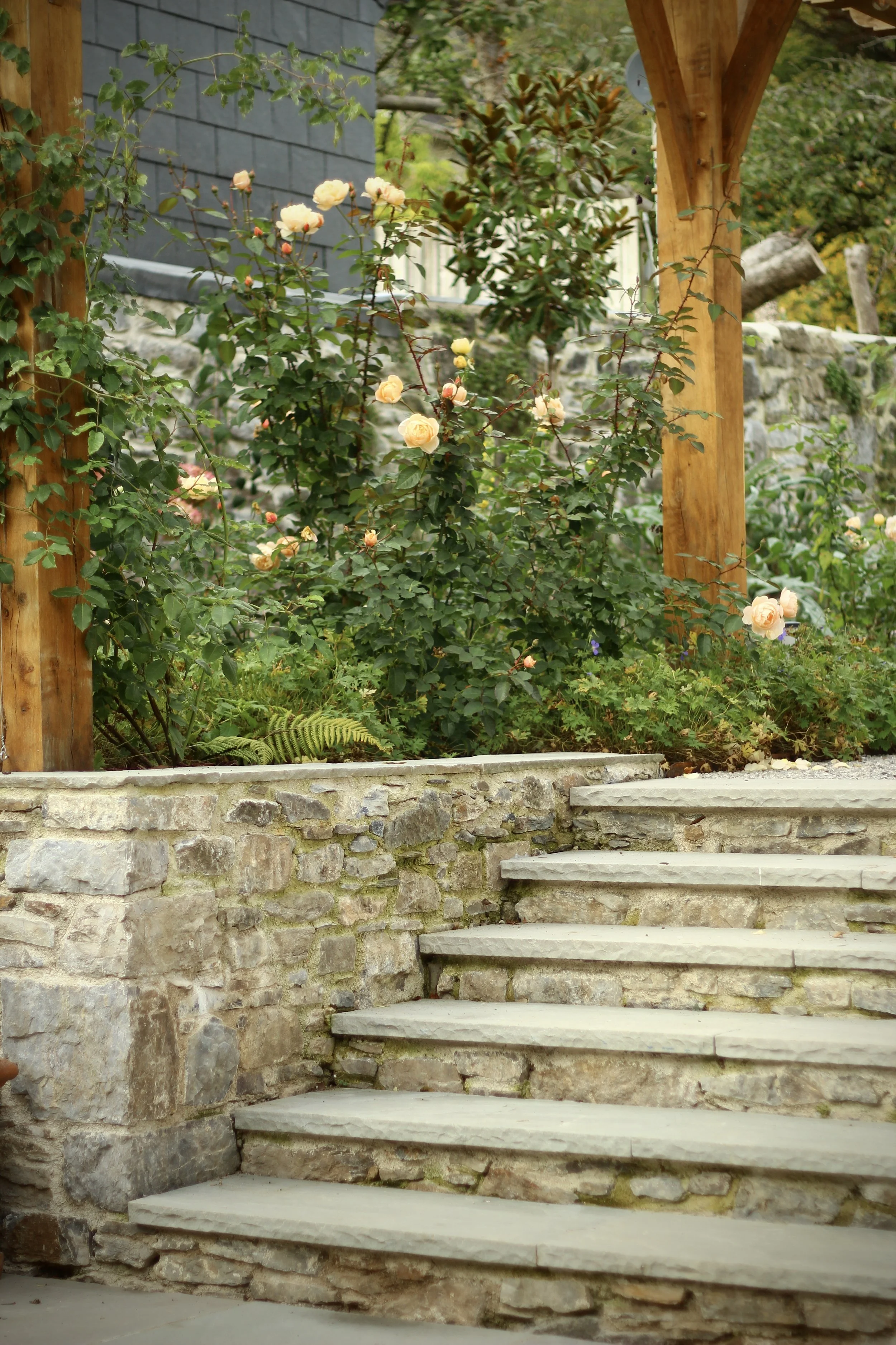 Ashburton Town House: beautiful new limestone steps.jpeg