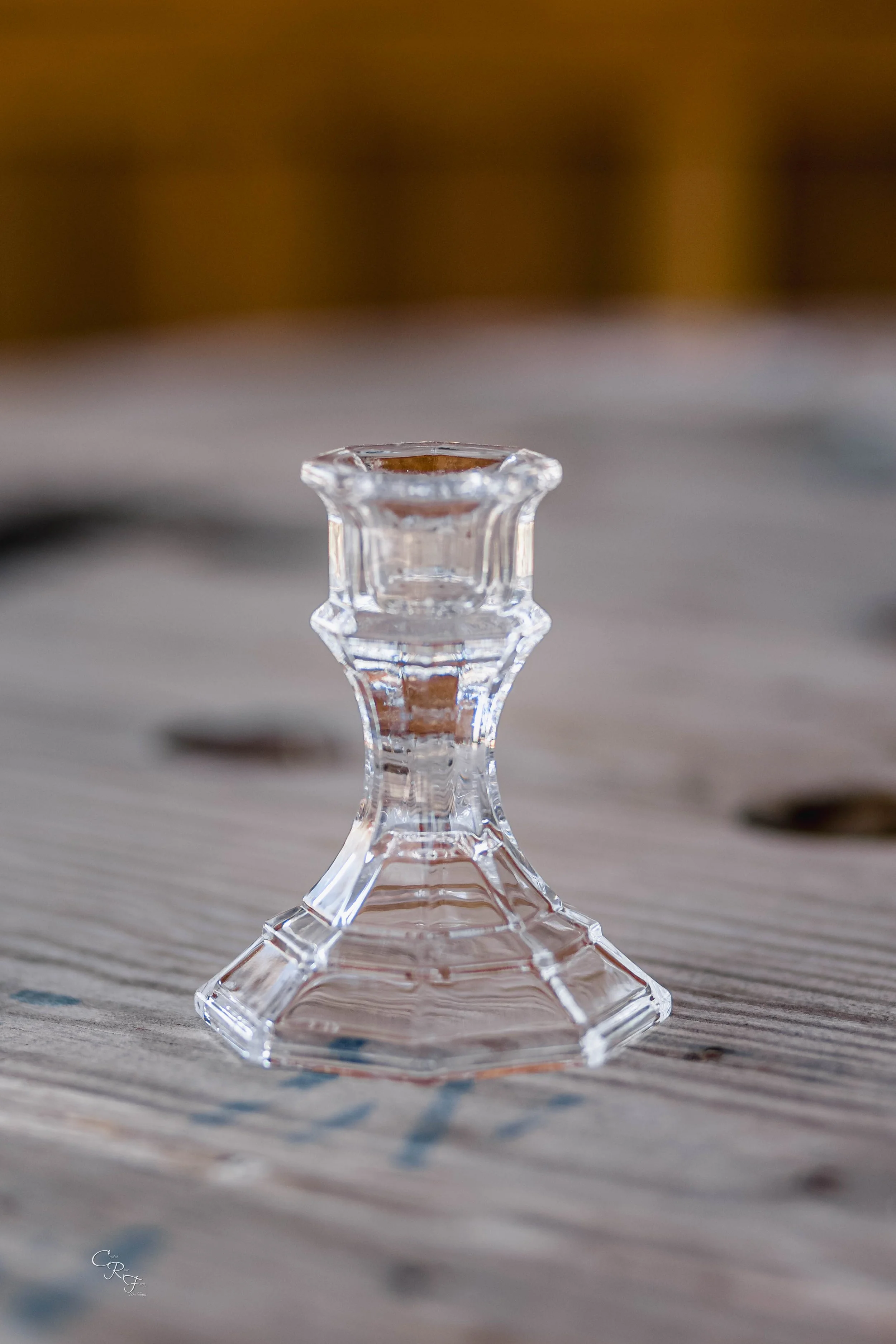 Glass Candle Holders (Flameless Candles Please)