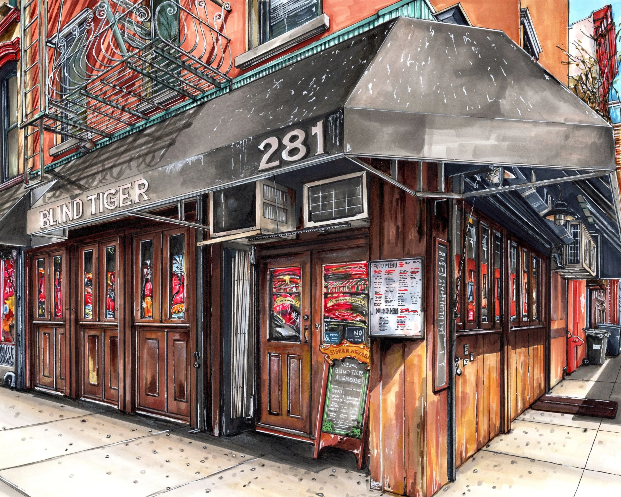 The Blind Tiger Ale House, Greenwich Village, New York City