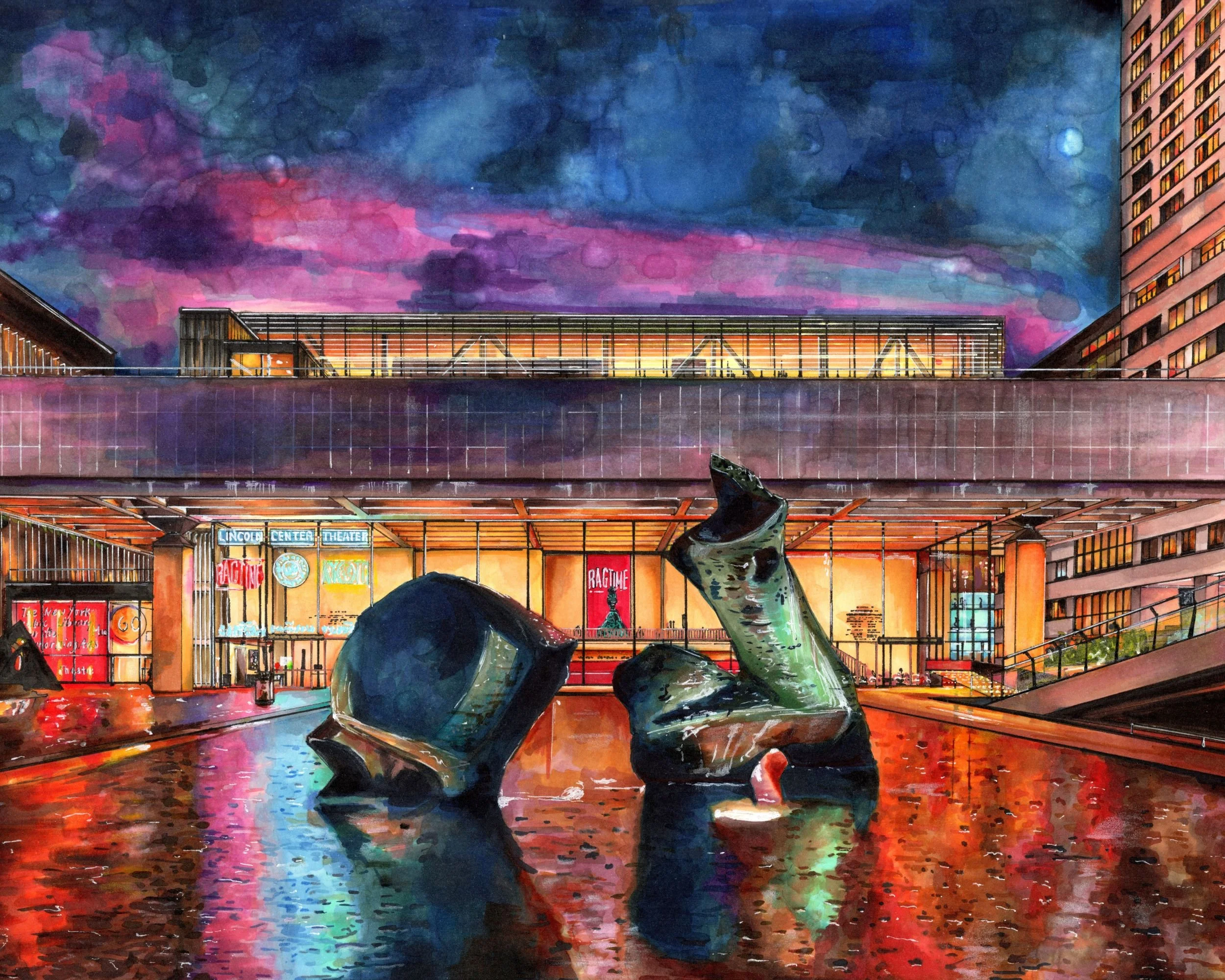 Vivian Beaumont Theater, Lincoln Center Theatre, Upper West Side, New York City