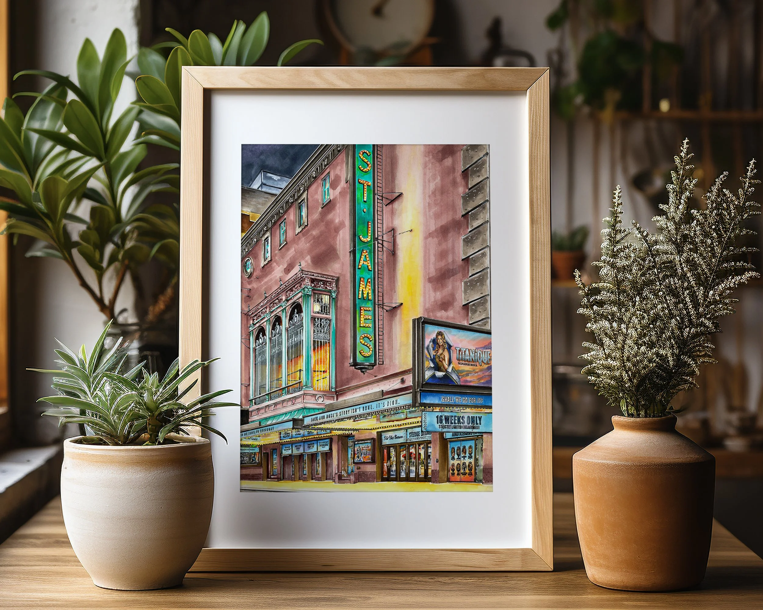 Premium Art Print: St James Theatre, Titanique