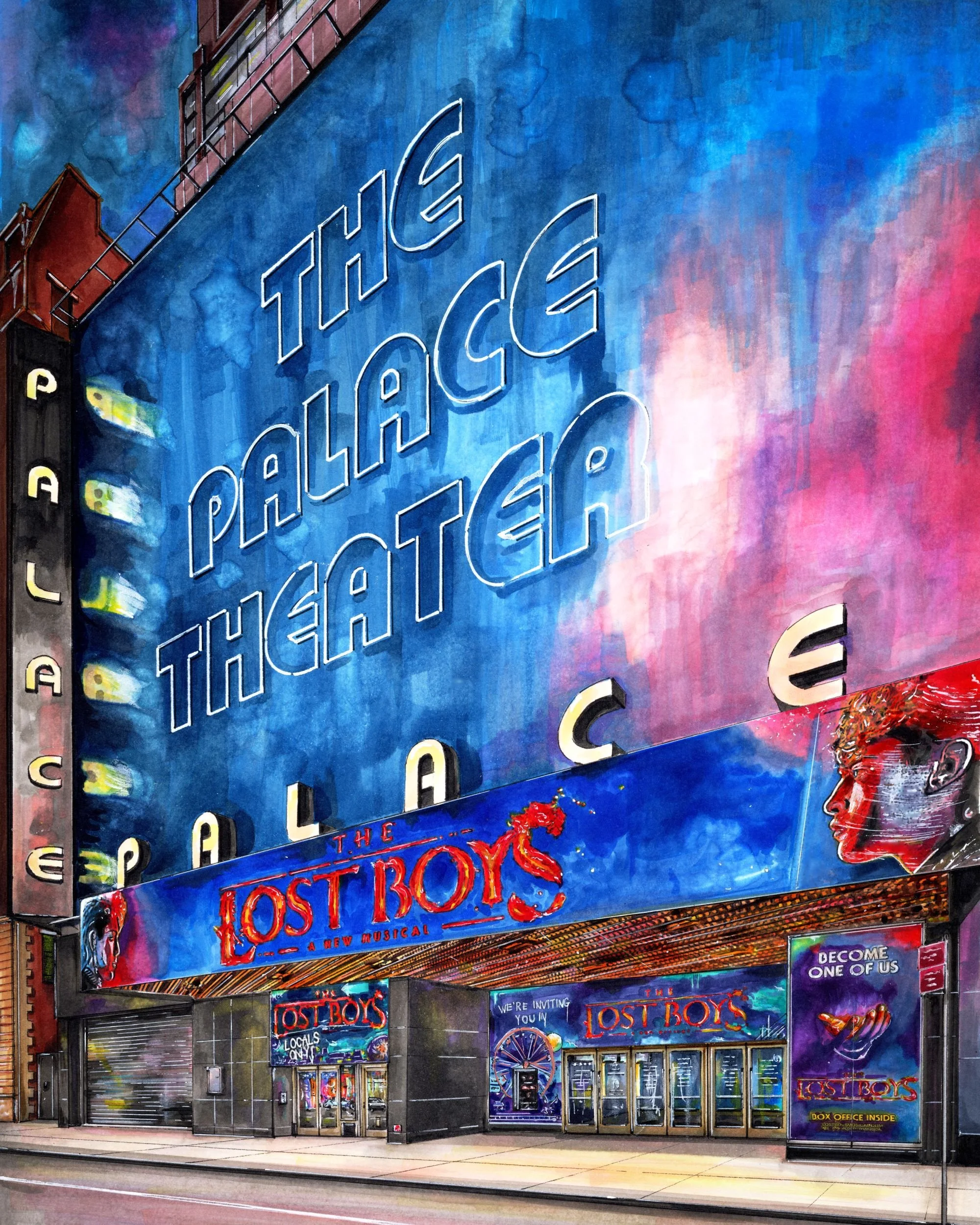 The Lost Boys, Palace Theatre, Theater District, New York City