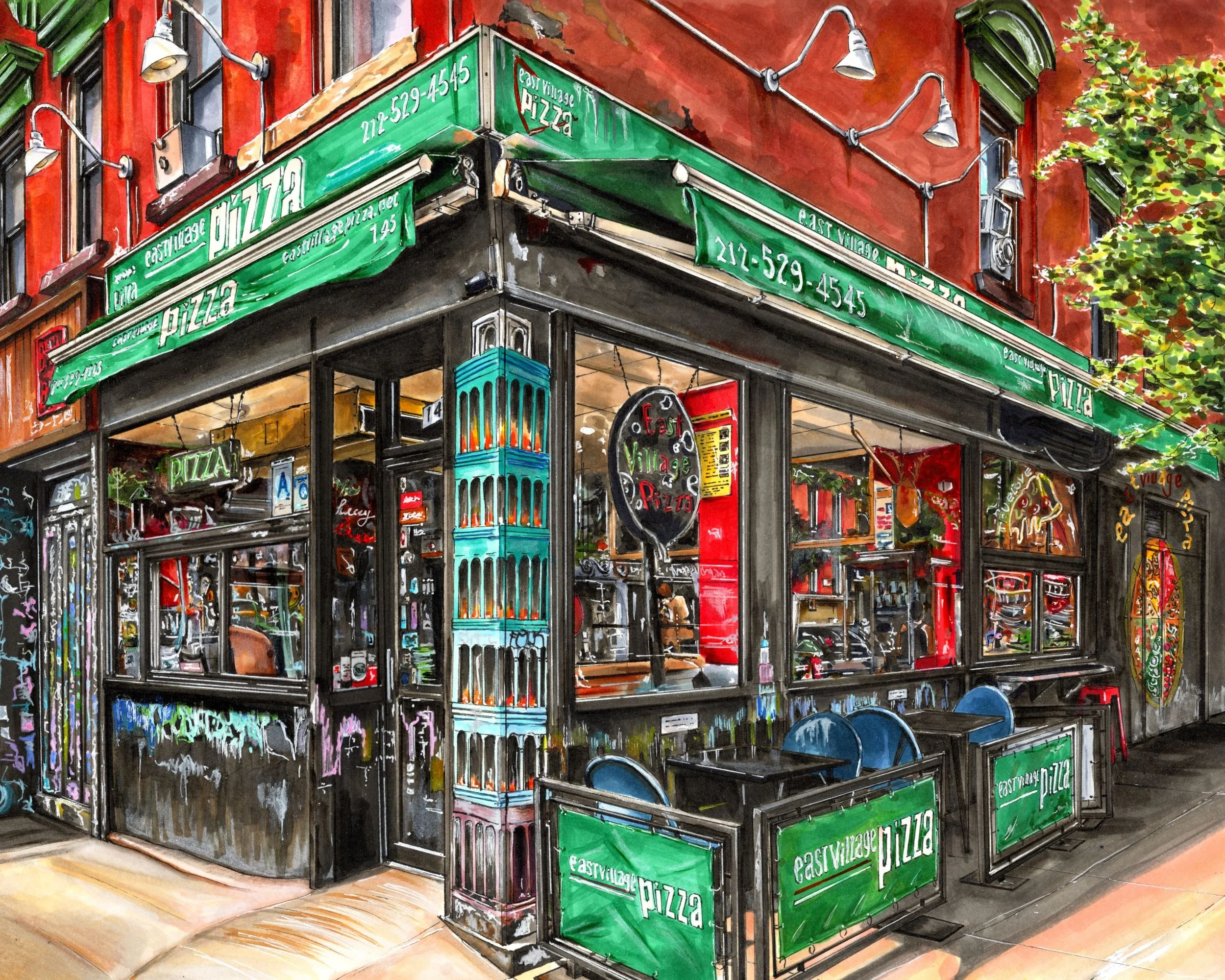 East Village Pizza, East Village, New York City