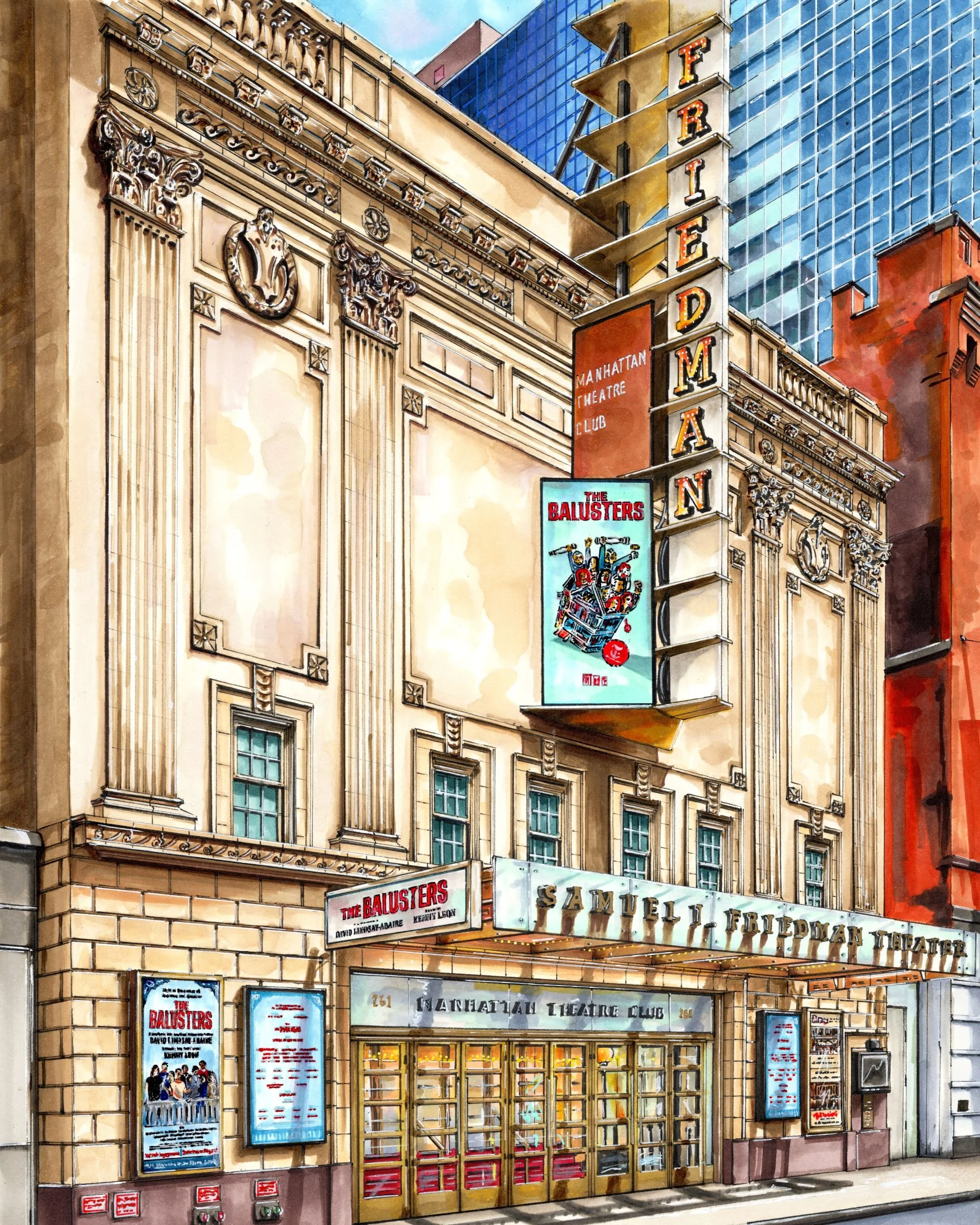 225. Samuel J. Friedman Theatre_Balusters.jpg