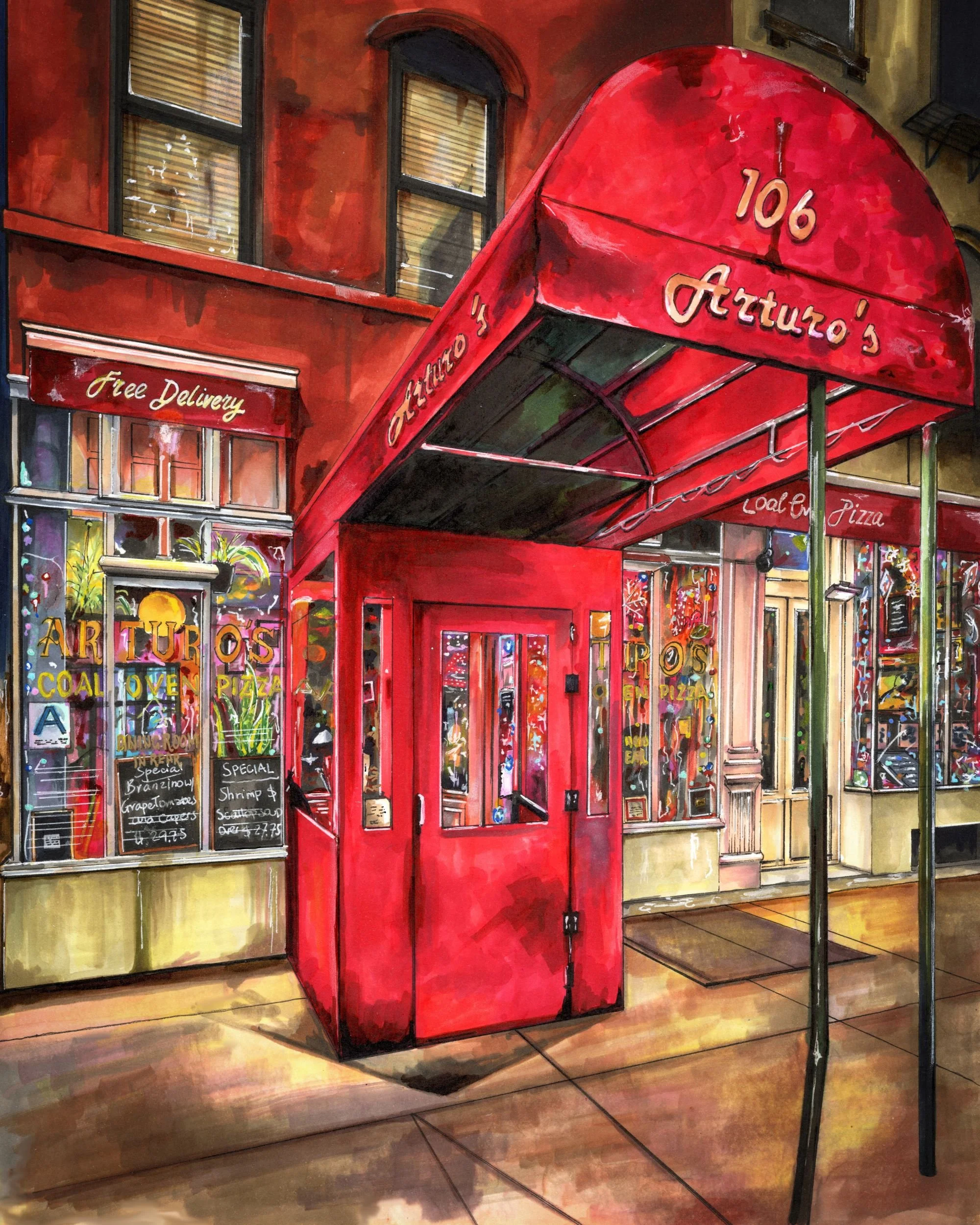 Arturo’s Coal Oven Pizza, Greenwich Village, New York City