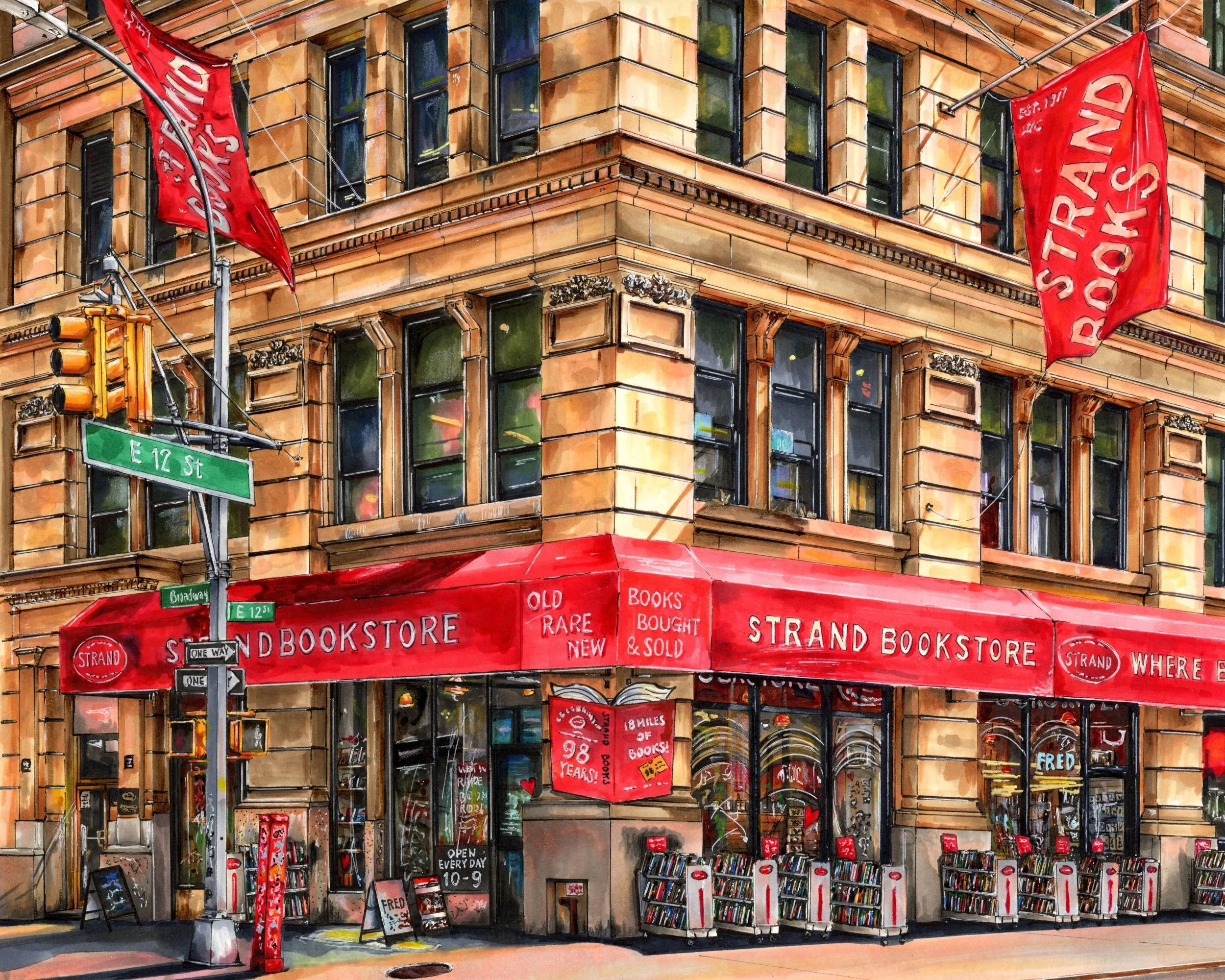 Strand Book store, Union Square, New York City
