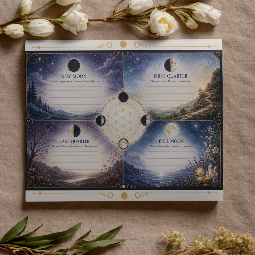 Libra Rising Lunar Phase Reflection Guide
