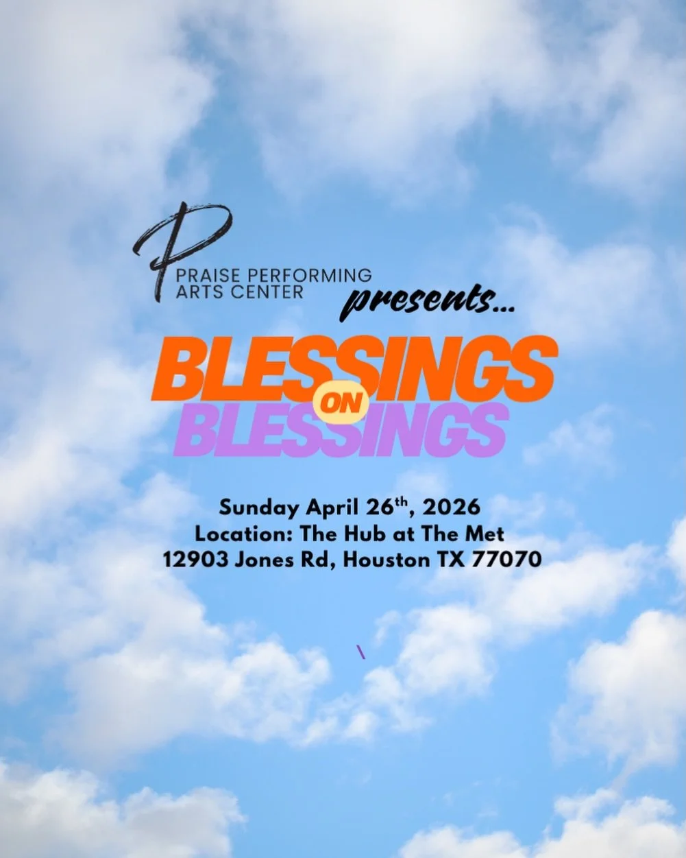 It&rsquo;s Tomorrow, April 26th 3pm! See you there! 🤩

Click link in Bio! ✨
Location: The Hub at the Met
12903 Jones Rd., Houston, TX 77070
Tickets $20 3yrs and older