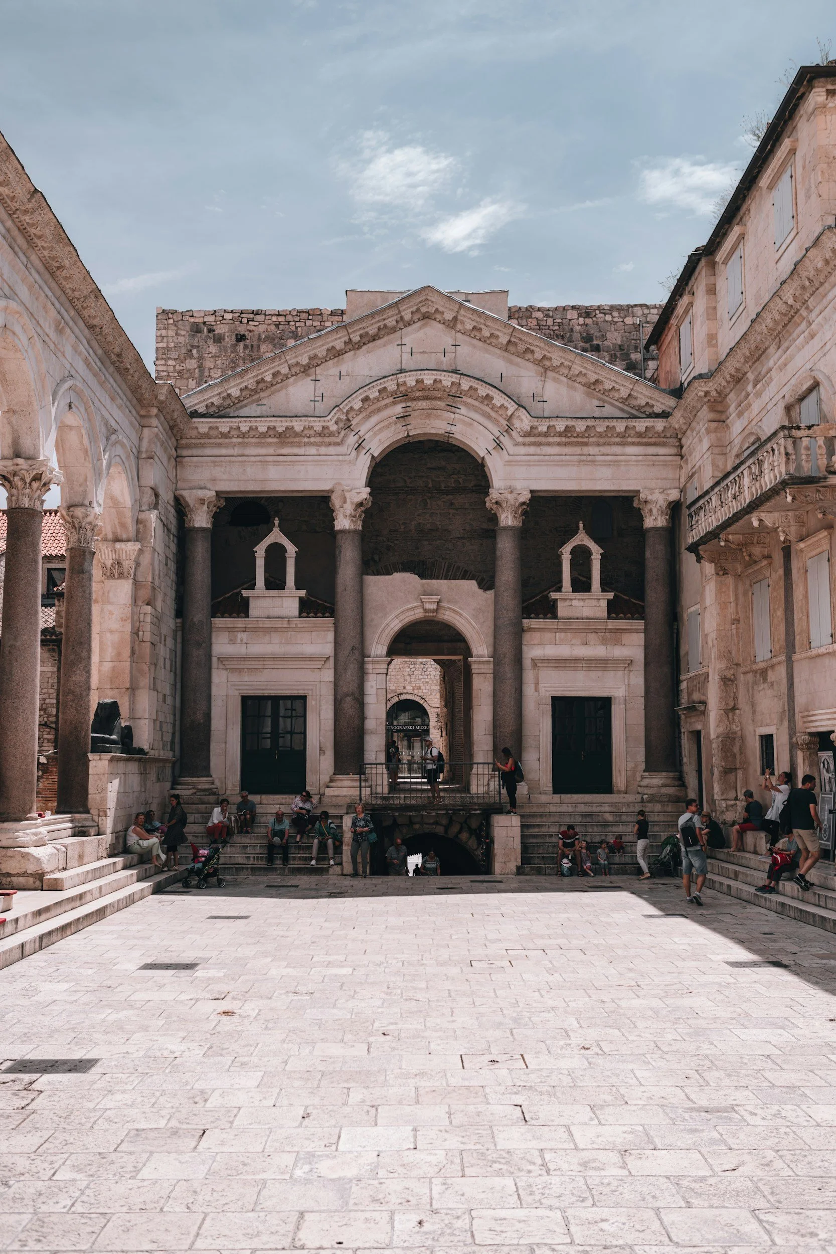 Roman Temple in Split Croatia
