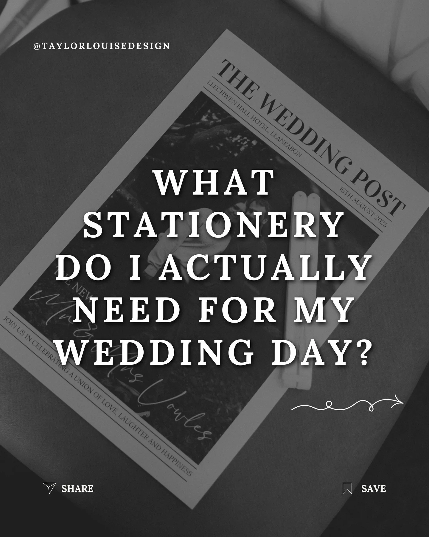 Save this for later because wedding day stationery is one of those things you do not want to forget 🤍

From the ceremony to the reception, these are the details that keep your day running smoothly and beautifully. Order of service booklets for your 