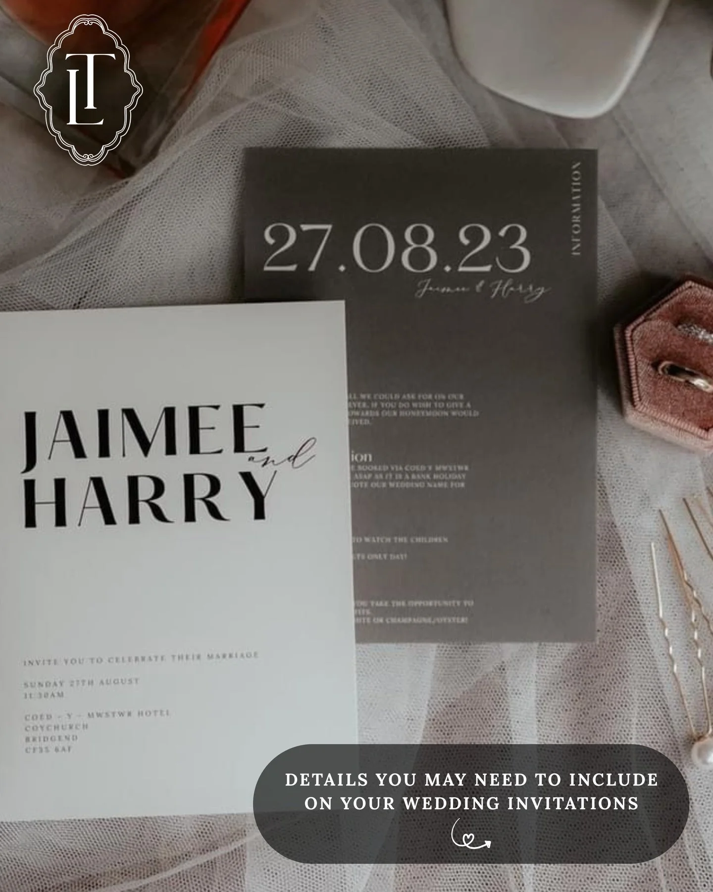 Your wedding invitation suite is more than a first impression&hellip; it&rsquo;s a promise of the experience to come. ✨

Here are six details that should never be overlooked. (Do not worry, I cover all of these details in my questionnaires to my coup