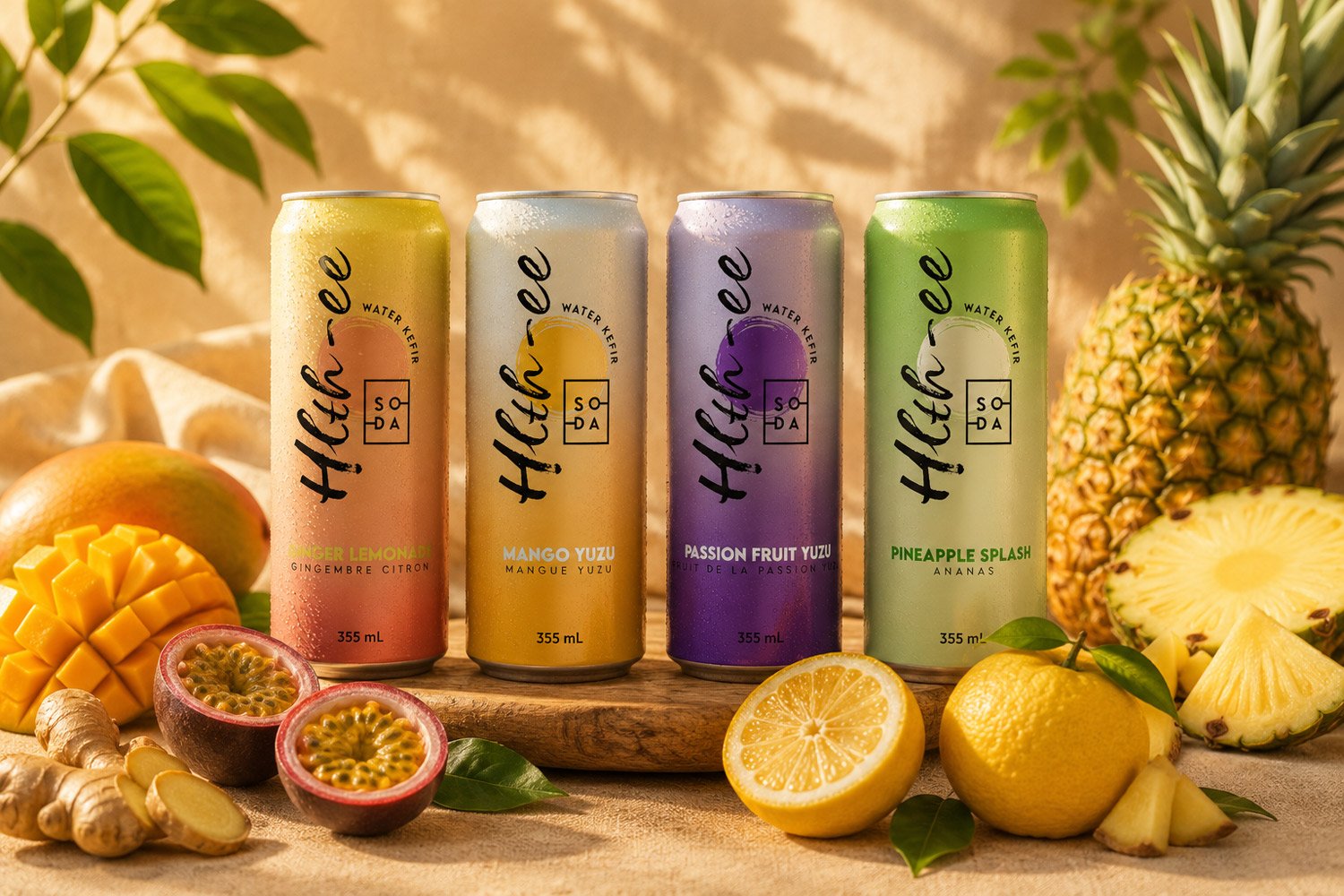 tlthee soda cans real fruit water kefir ingredients