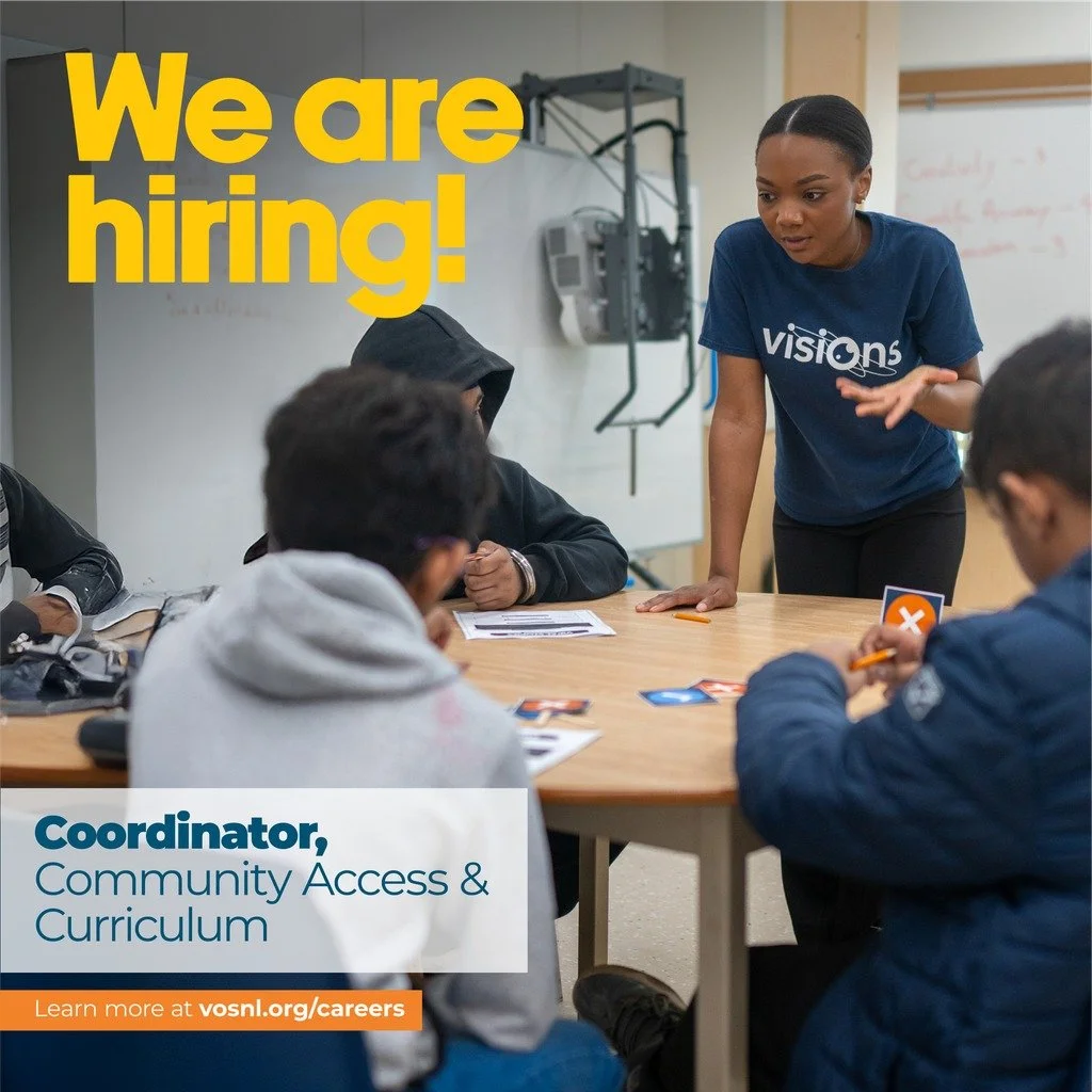 We&rsquo;re hiring!
Are you passionate about creating meaningful impact through STEM education? 🚀 
Visions of Science is looking for two incredible people to join our team

* Coordinator, Community Access &amp; Curriculum
* Specialist, In-School Pro