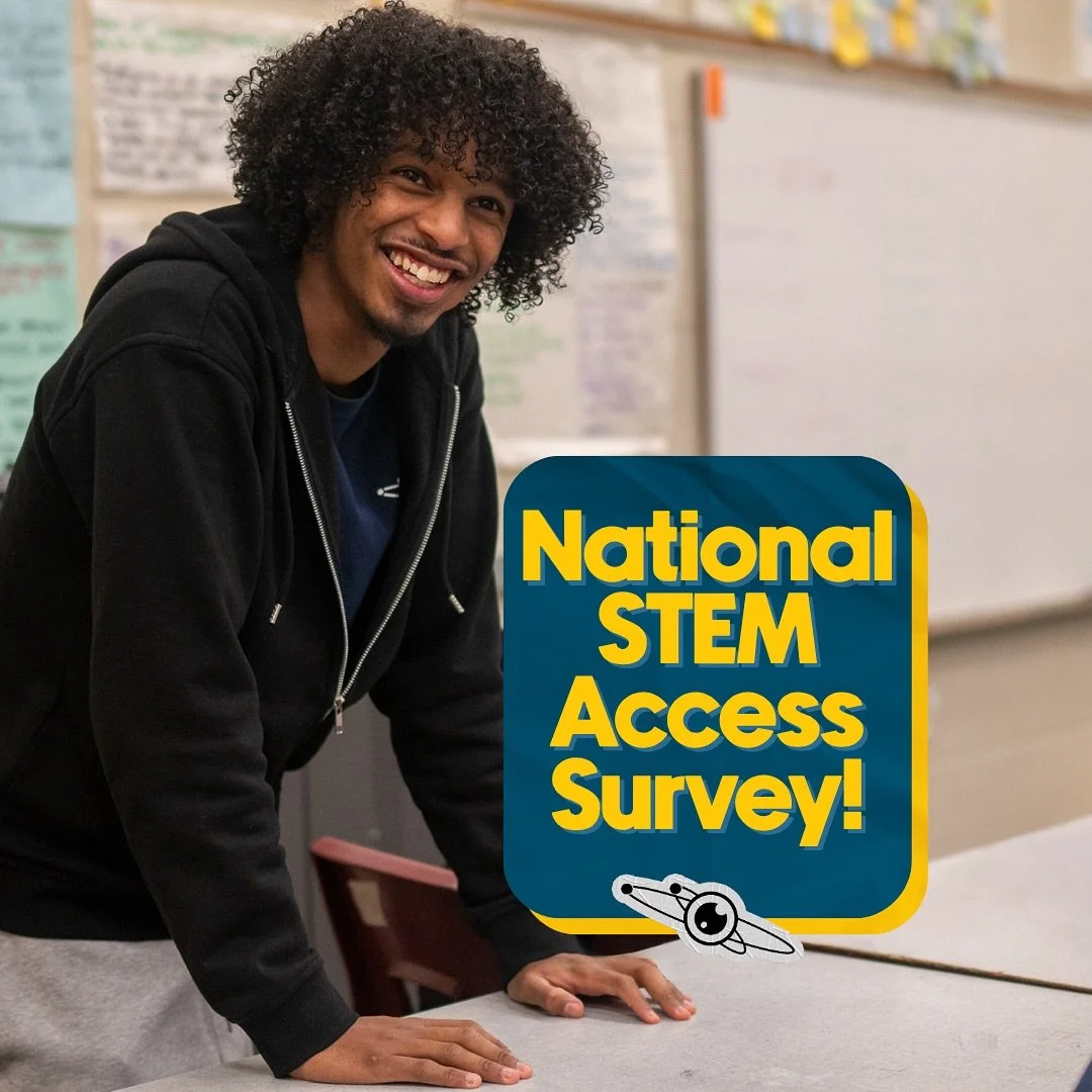 📣 𝗖𝗮𝗹𝗹𝗶𝗻𝗴 𝗮𝗹𝗹 𝗬𝗼𝘂𝘁𝗵-𝘀𝗲𝗿𝘃𝗶𝗻𝗴 𝗢𝗿𝗴𝗮𝗻𝗶𝘇𝗮𝘁𝗶𝗼𝗻𝘀 𝗶𝗻 𝗖𝗮𝗻𝗮𝗱𝗮 𝗛𝗲𝗹𝗽𝗶𝗻𝗴 𝘁𝗼 𝗔𝗱𝘃𝗮𝗻𝗰𝗲 𝗘𝗾𝘂𝗶𝘁𝗮𝗯𝗹𝗲 𝗔𝗰𝗰𝗲𝘀𝘀 𝘁𝗼 𝗦𝗧𝗘𝗠 𝗟𝗲𝗮𝗿𝗻𝗶𝗻𝗴!

Help shape the future of STEM access in Canada with @v