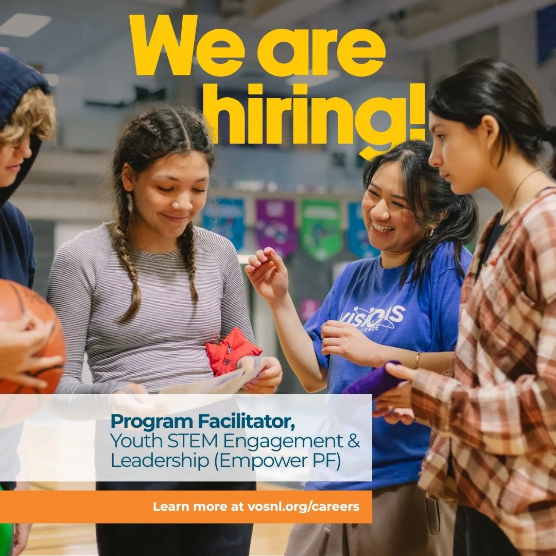 ✨We&rsquo;re hiring! Are you driven to empower youth and advance STEM equity?

We have two exciting opportunities to join the team! Are you our next Program Facilitator, Youth Academic &amp; Career Readiness, keen to work closely with youth participa
