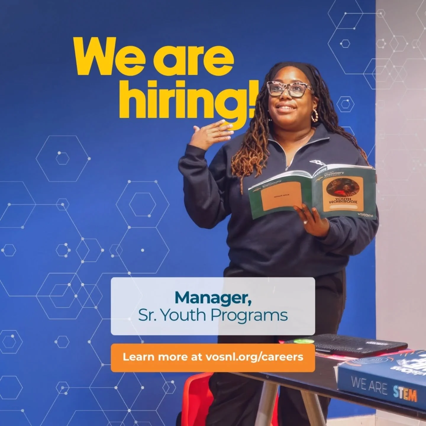 ✨ 𝗪𝗲&lsquo;𝗿𝗲 𝗵𝗶𝗿𝗶𝗻𝗴! Are you passionate about bridging the gap between education and a thriving STEM career?

Visions of Science is looking for a 𝗠𝗮𝗻𝗮𝗴𝗲𝗿, 𝗦𝗿. 𝗬𝗼𝘂𝘁𝗵 𝗣𝗿𝗼𝗴𝗿𝗮𝗺𝘀 (𝗟𝗮𝘂𝗻𝗰𝗵 &amp; 𝗖𝗼𝗻𝗻𝗲𝗰𝘁 𝗔𝗹𝘂𝗺