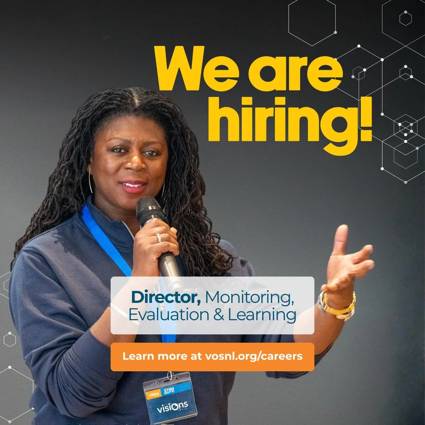 ✨ Are you ready to use data and evaluation to shape the future of STEM equity? 𝗪𝗲&rsquo;𝗿𝗲 𝗵𝗶𝗿𝗶𝗻𝗴 - 𝗷𝗼𝗶𝗻 𝘁𝗵𝗲 𝘁𝗲𝗮𝗺!

Visions of Science is searching for a 𝗗𝗶𝗿𝗲𝗰𝘁𝗼𝗿 𝗼𝗳 𝗠𝗼𝗻𝗶𝘁𝗼𝗿𝗶𝗻𝗴, 𝗘𝘃𝗮𝗹𝘂𝗮𝘁𝗶𝗼𝗻 &amp; 𝗟𝗲