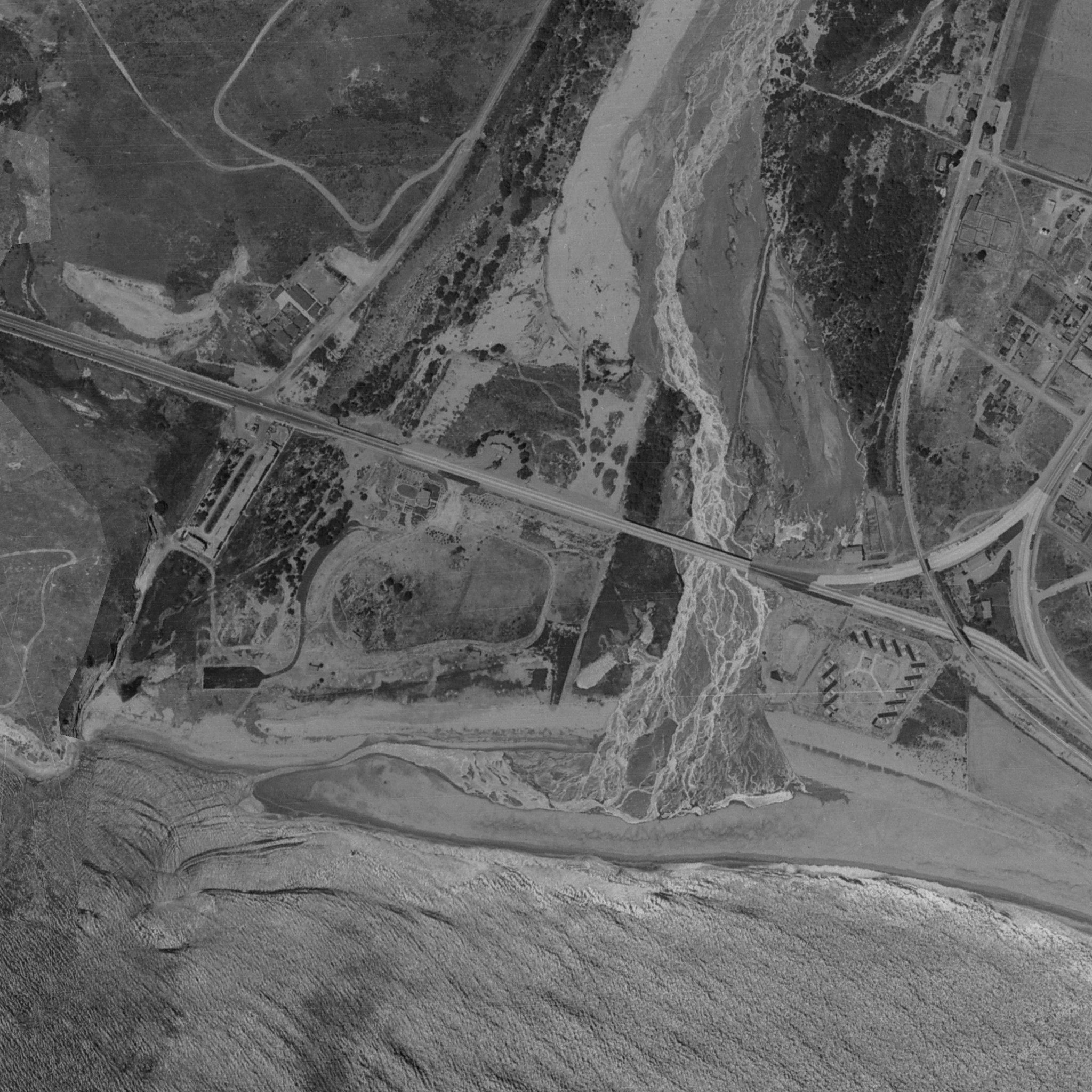 If you&rsquo;re wondering why our beaches are disappearing, check these photos of San Juan Creek &mdash; the main source of sediment for all the beaches between Dana Point and Trestles.

The black and white photos are from 1938. Note how the riverbed