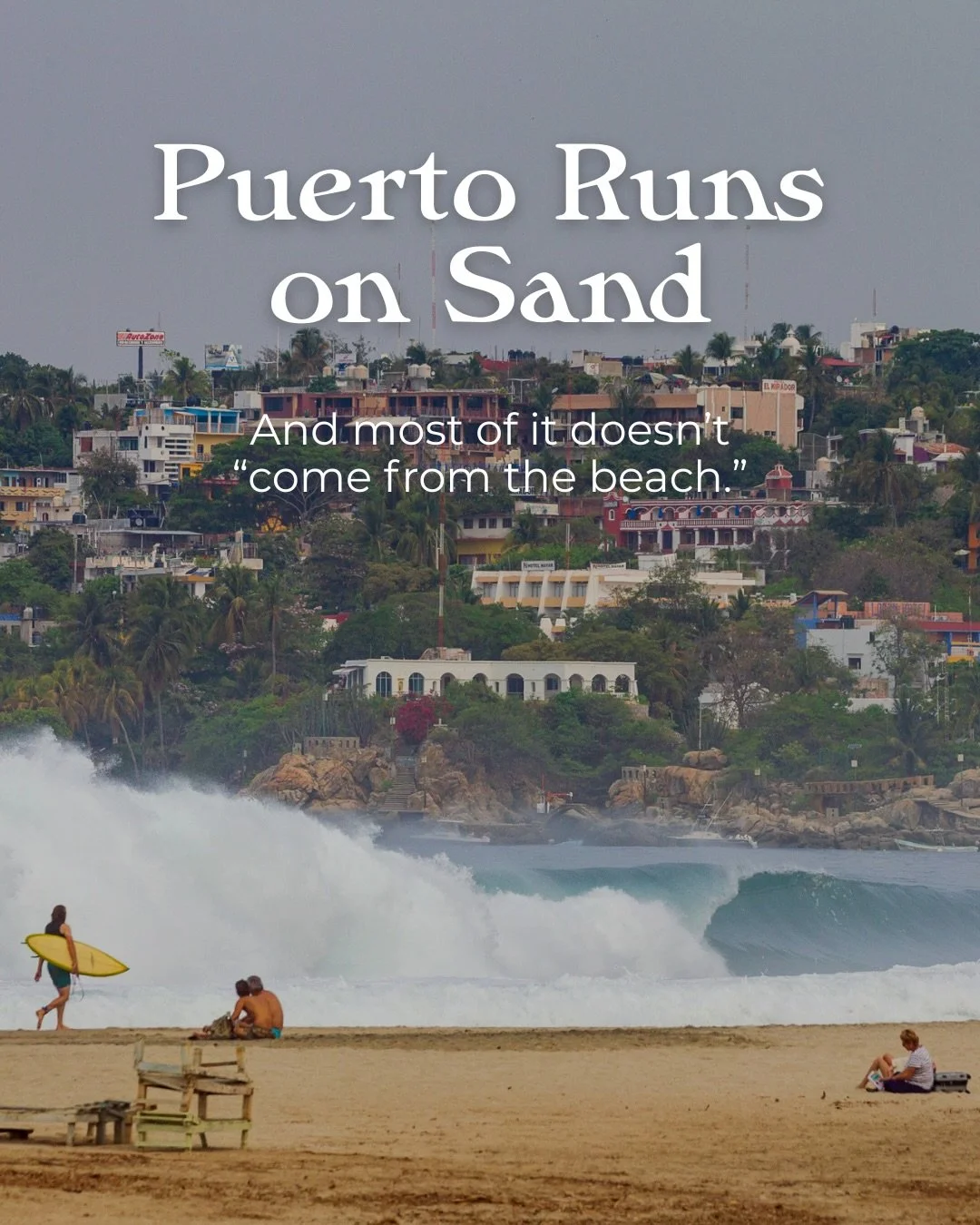 Puerto Escondido&rsquo;s sand story starts far upstream. Zicatela&rsquo;s sandbars, the engine behind the Mexican Pipeline, are built from sediment delivered by rivers that begin high in Oaxaca&rsquo;s mountains and run to the sea. The biggest local 