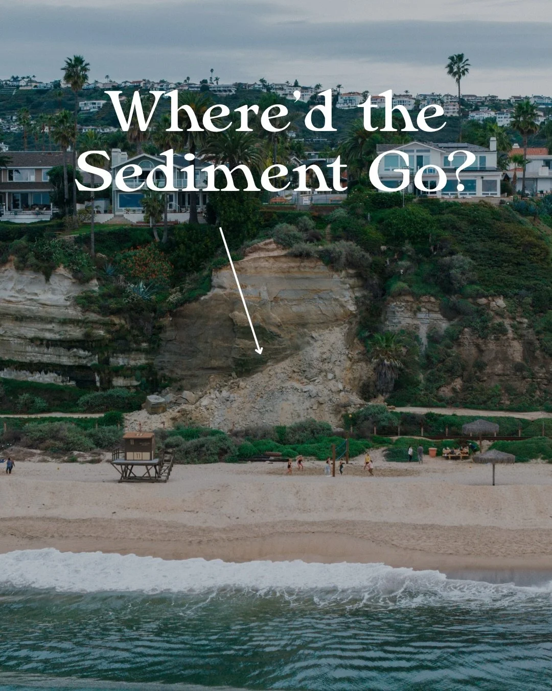When a bluff collapses, it doesn&rsquo;t just block trails, it creates sand.

In a natural system, that sediment becomes part of the beach&rsquo;s sand supply over time. But too often, it&rsquo;s treated as waste, hauled off-site instead of placed wh