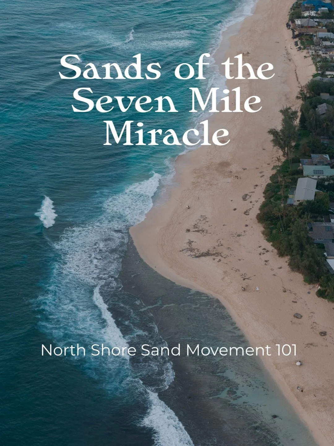 A few angles of Rocky Point, November vs February, this past winter. As you can see, a fair share of sand shifted onto the point. Normal? Sure. But our latest @surfline feature breaks down how North Shore sand moves offshore and alongshore, reshaping