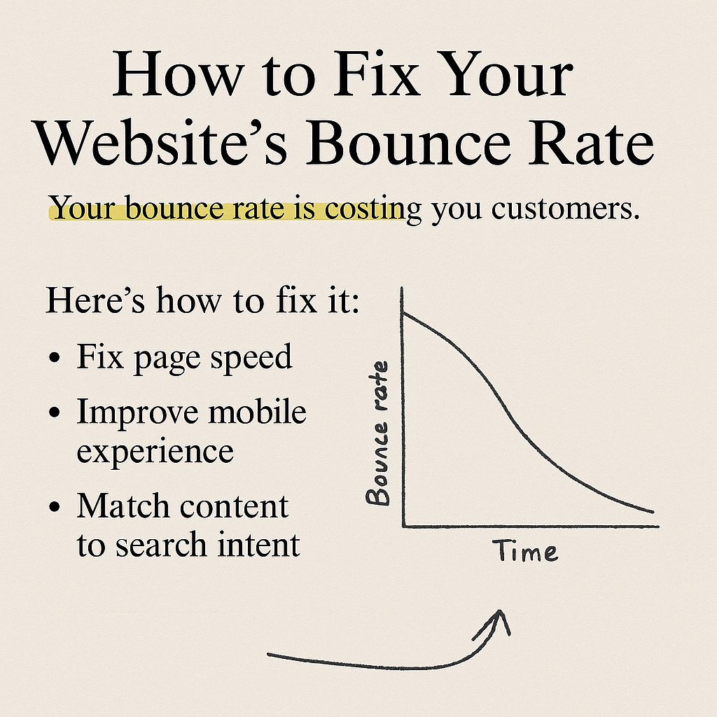 How to Fix Your Websites Bounce Rate.
