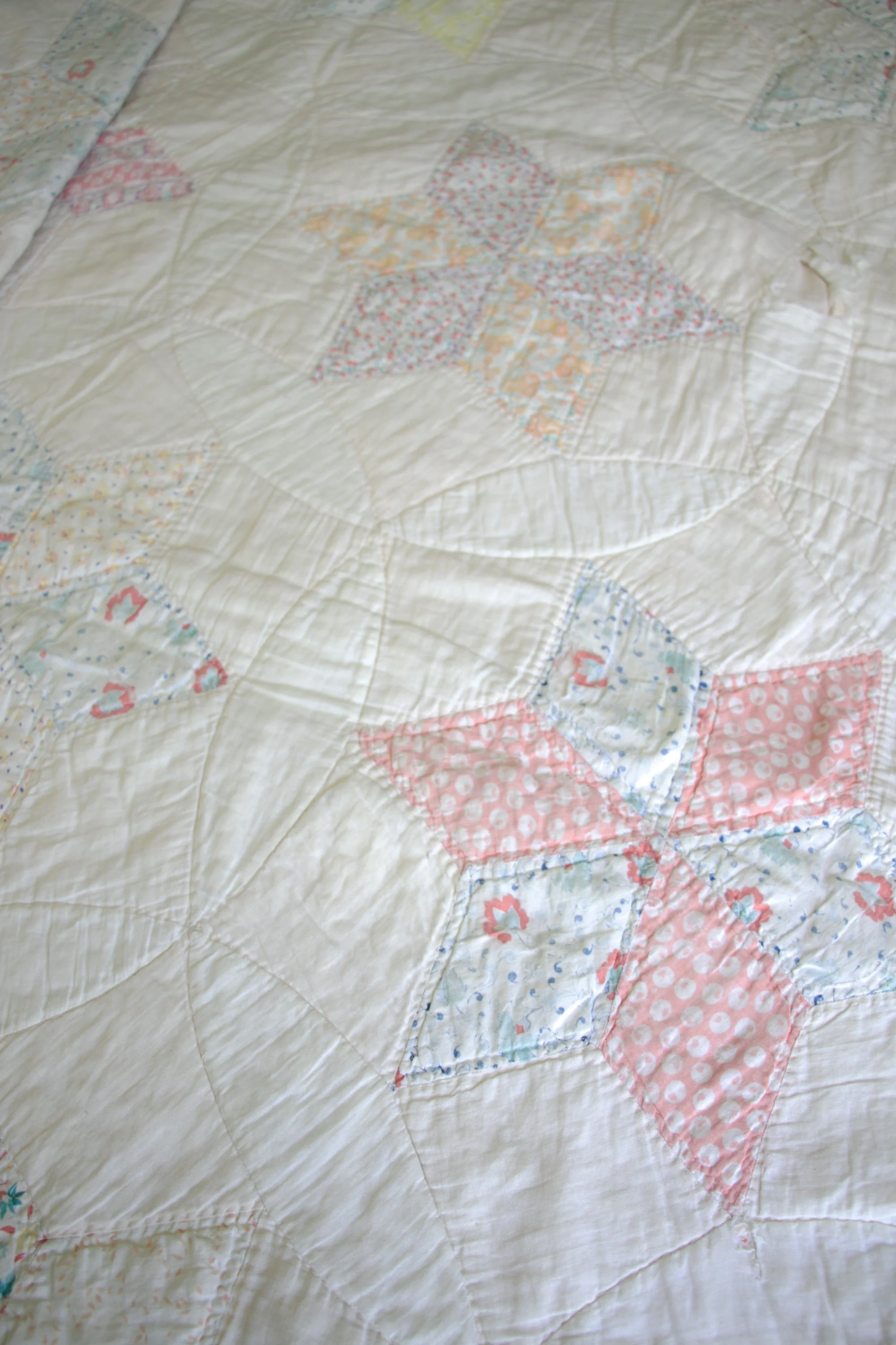 #. Pastel 6 Point Star Circa 1930-1940