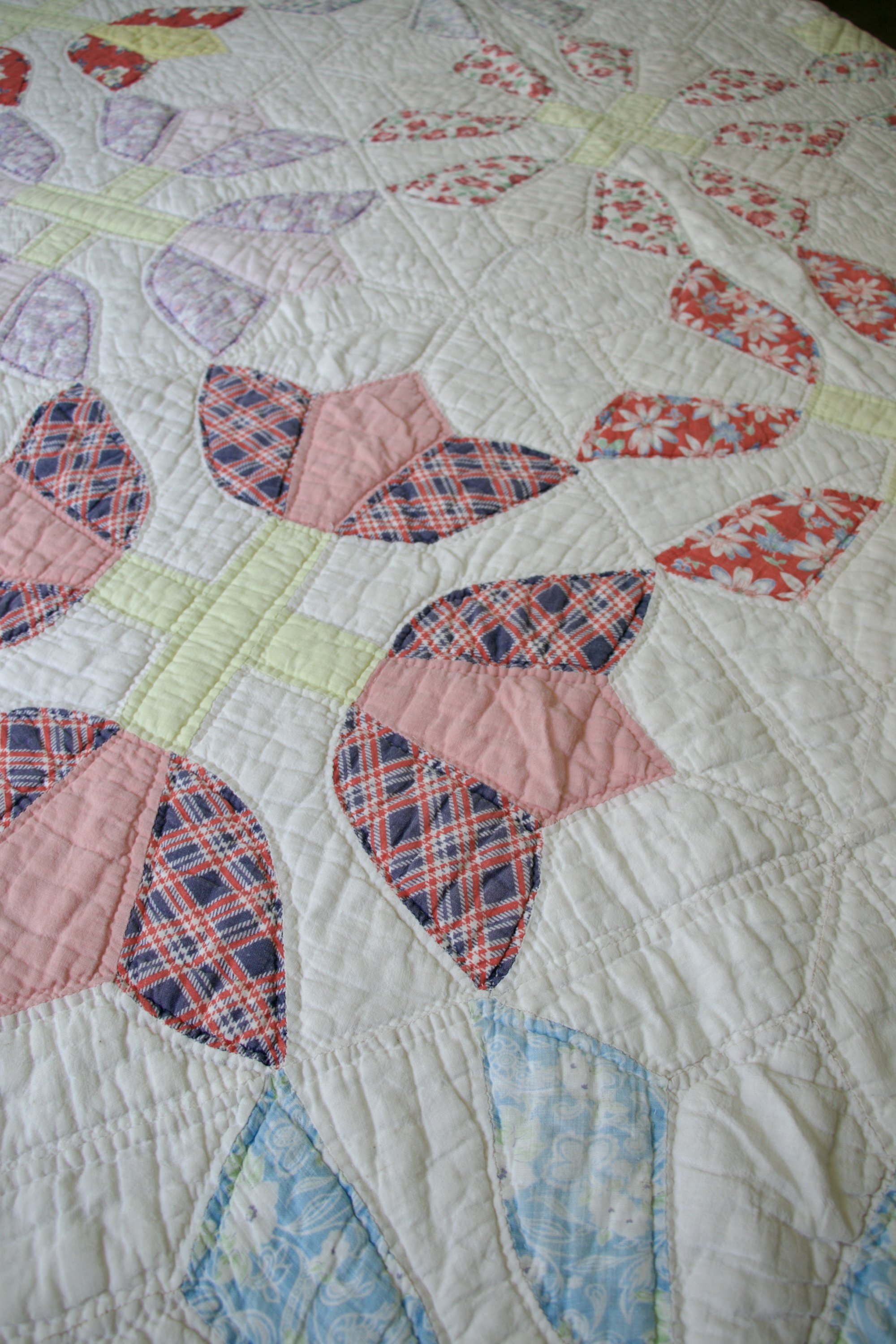 # Tulip Heirloom Quilt Circa 1930-1940