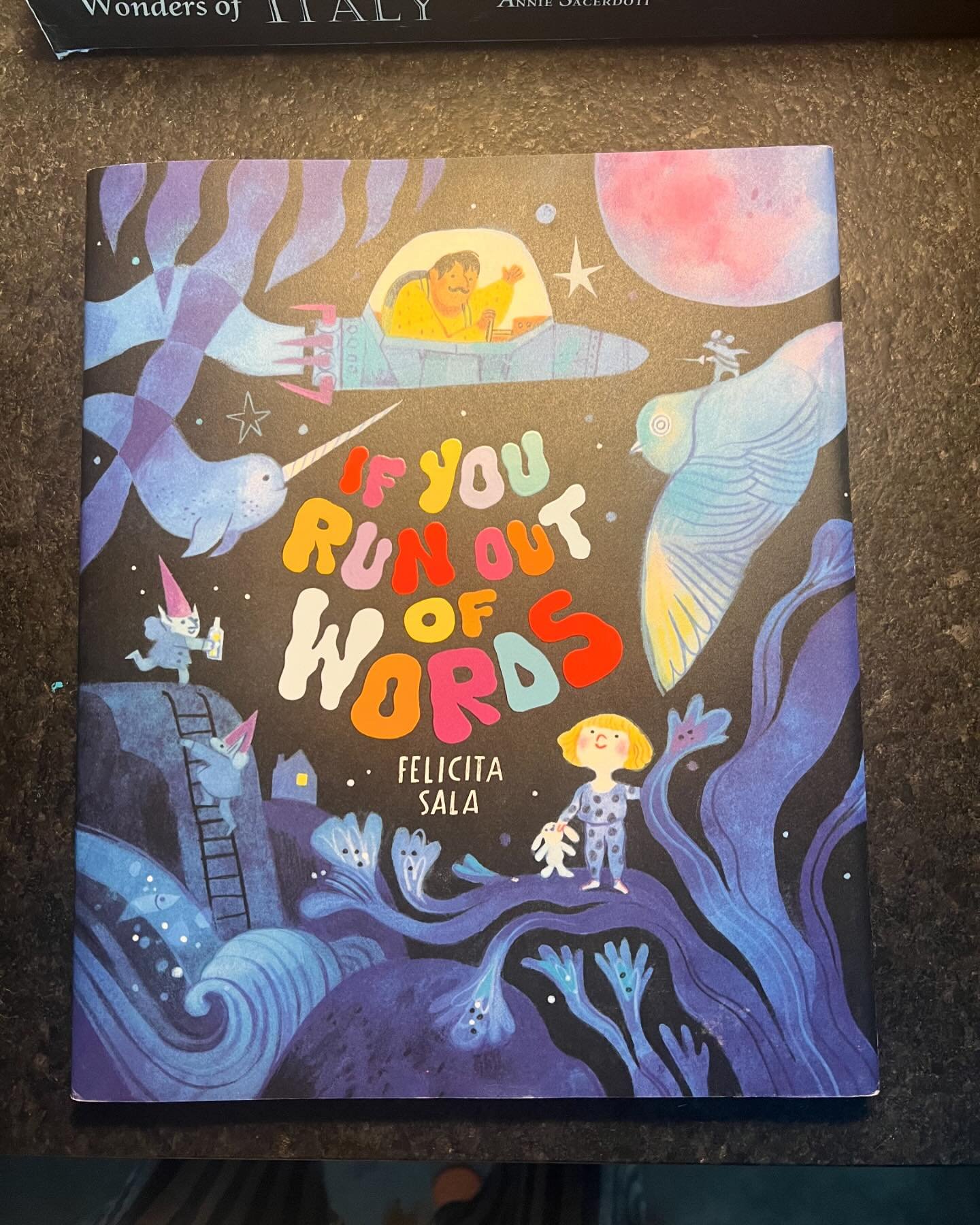 If You Run Out of Words is inspired the author&rsquo;s daughter&rsquo;s question. It&rsquo;s the story of girl noticing her dad talking with others or tip-tapping on his phone and wondering what would happen if he used them all up and didn&rsquo;t ha