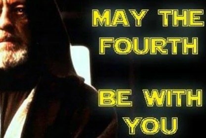 Happy May the 4th to all who celebrate.