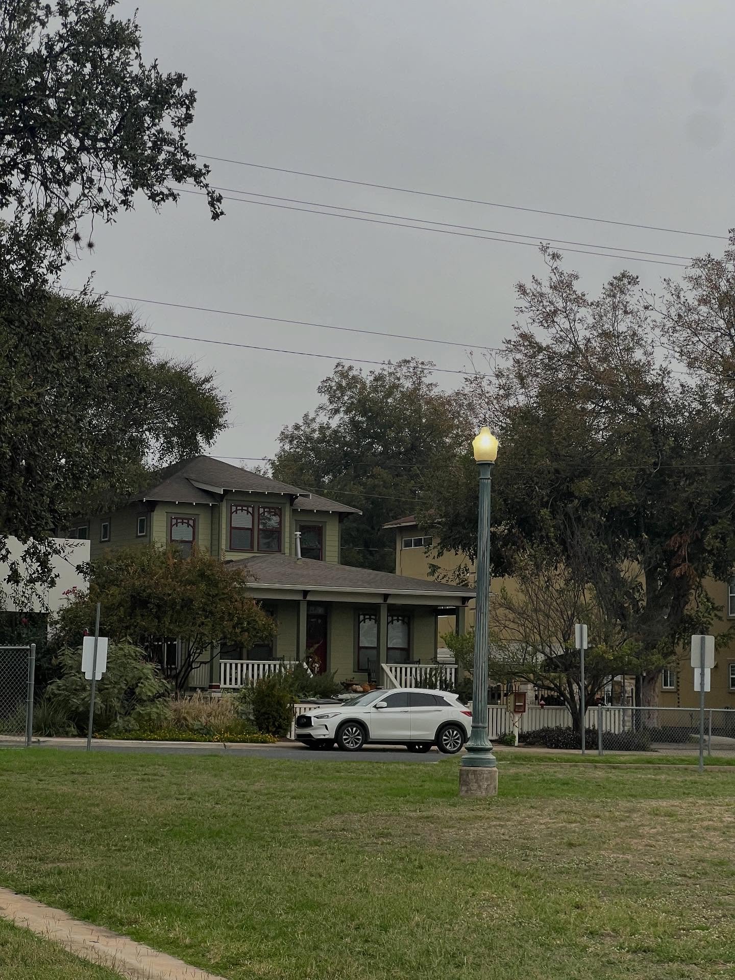 The parks department recently changed a burned out lightbulb in this lamp that is just across the street from my house. It always reminds me of the Lamp-stand from the Chronicles of Narnia.