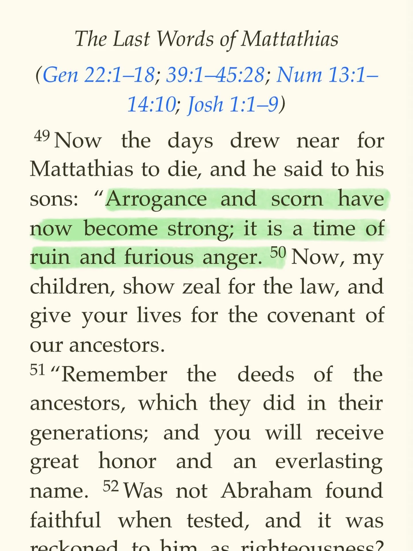 One of my favorite things about following the book of common prayers lectionary is that it became my introduction to the apocrypha, the history and hagiography and fairytales of the Jewish people. This week, not surprisingly is the story of the first