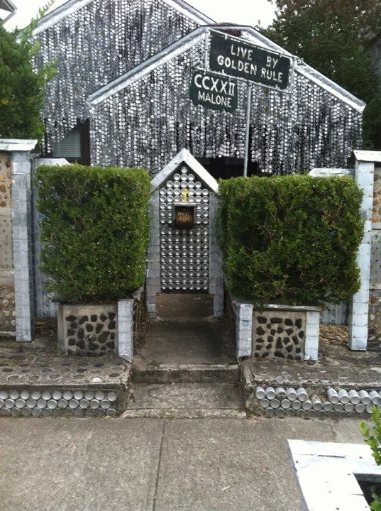   The Beer Can House  