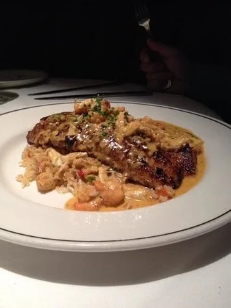 The Power Lunch 2 COURSES $36 First Course CHOICE OF SONOMA GREENS SALAD spicy pecans, goat cheese, apples, dried cranberries, honey vinaigrette CEASAR SALAD* white anchovies, shaved pecorino, fresh lemon LOBSTER BISQUE sherry & lobster morsels THREE JUMBO SHRIMP COCKTAIL atomic cocktail sauce YELLOWFIN TUNA CRUDO* ponzu, avocado, roasted carrot ginger sauce SALMON CRUDO* cucumber dressing, curried crème fraiche Second Course CHOICE OF PETIT FILET MEDALLIONS parmesan mashed potatoes, lemon-garlic butter SESAME SEARED TUNA* parmesan mashed potatoes, tamari reduction REDFISH PONTCHARTRAIN shrimp, crawfish, piquant creole sauce, rice pilaf JALAPEÑO SALMON BÉARNAISE blue crab, shrimp, béarnaise NEW ENGLAND SEA SCALLOPS truffle mushroom risotto, lemon vinaigrette MISO-GLAZED SEABASS crab fried rice, chilled cucumber slaw Add a Small Slice of Sweet WORLD-CLASS CARROT CAKE cream cheese icing, spicy pecans, warm butterscotch sauce | $6 CHOCOLATE MALT CAKE malt icing, berries, warm chocolate sauce | $6 KEY LIME PIE tart custard, almond and graham crust, fresh whipped cream | $6