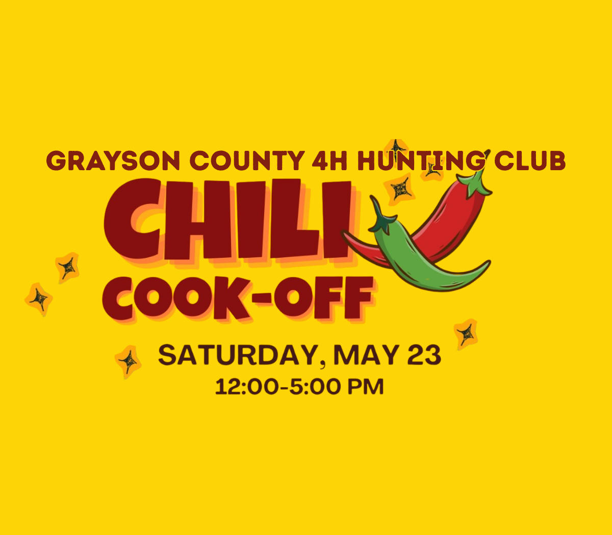 Grayson County 4H Hunting Club Chili Cook-Off