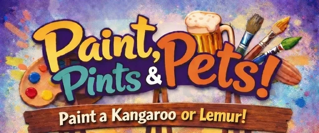 🎨 Paint, Pints & Pets! 🐾