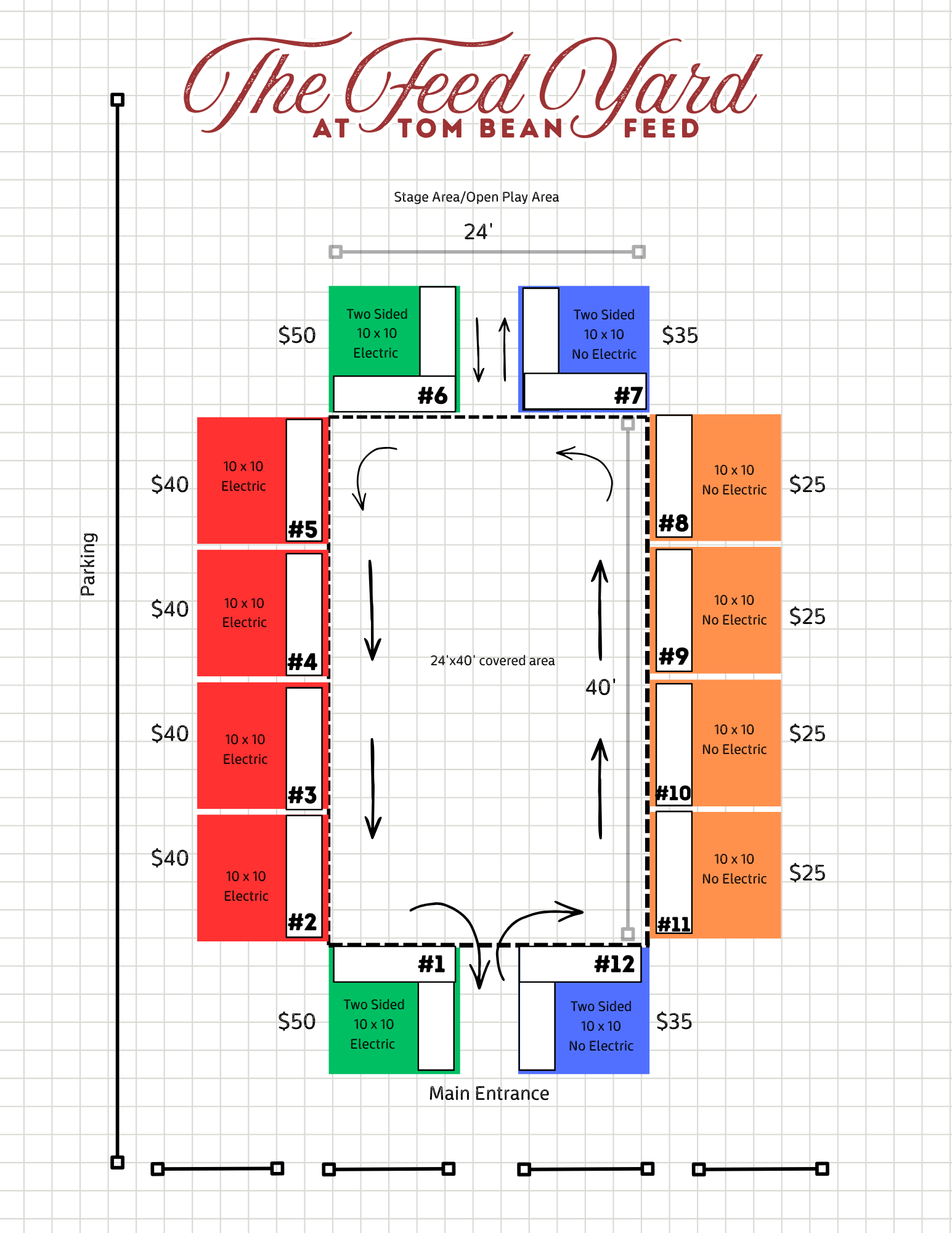 Farmers Market Booth - ORANGE