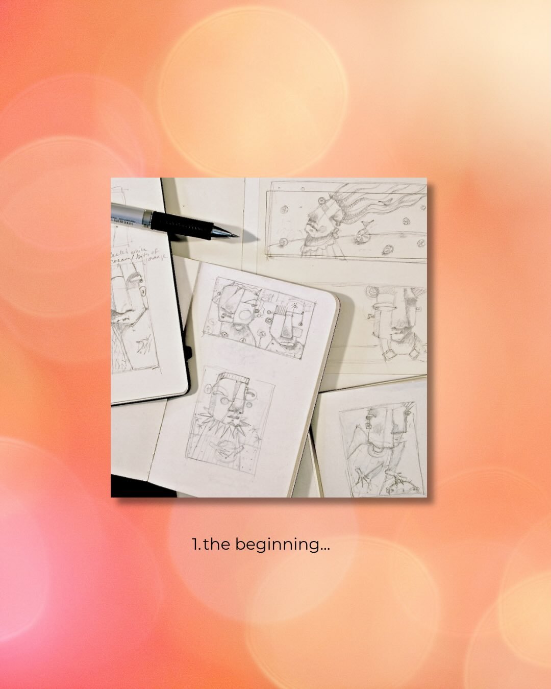 This is a teeny little peek into my process: the beginning, the messy middle, and the end.
 
And, as they say, all good things must come to an end. (How about that segue?) Today is the last day of my Studio Sale- there&rsquo;s a link in my bio to the