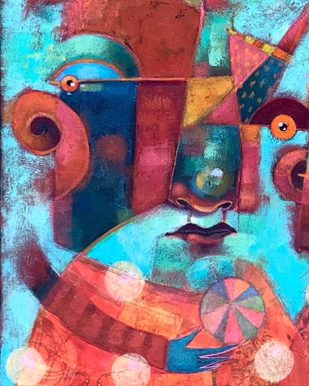 The Unravelling Of Venus And Mars
Acrylic and mixed media on canvas 
16&rdquo; x 20&rdquo;acrylic and mixed media
Available

I&rsquo;m so happy to be included in the 2025 Member Exhibition at Sebastopol Center for the Arts. The show will be up from D