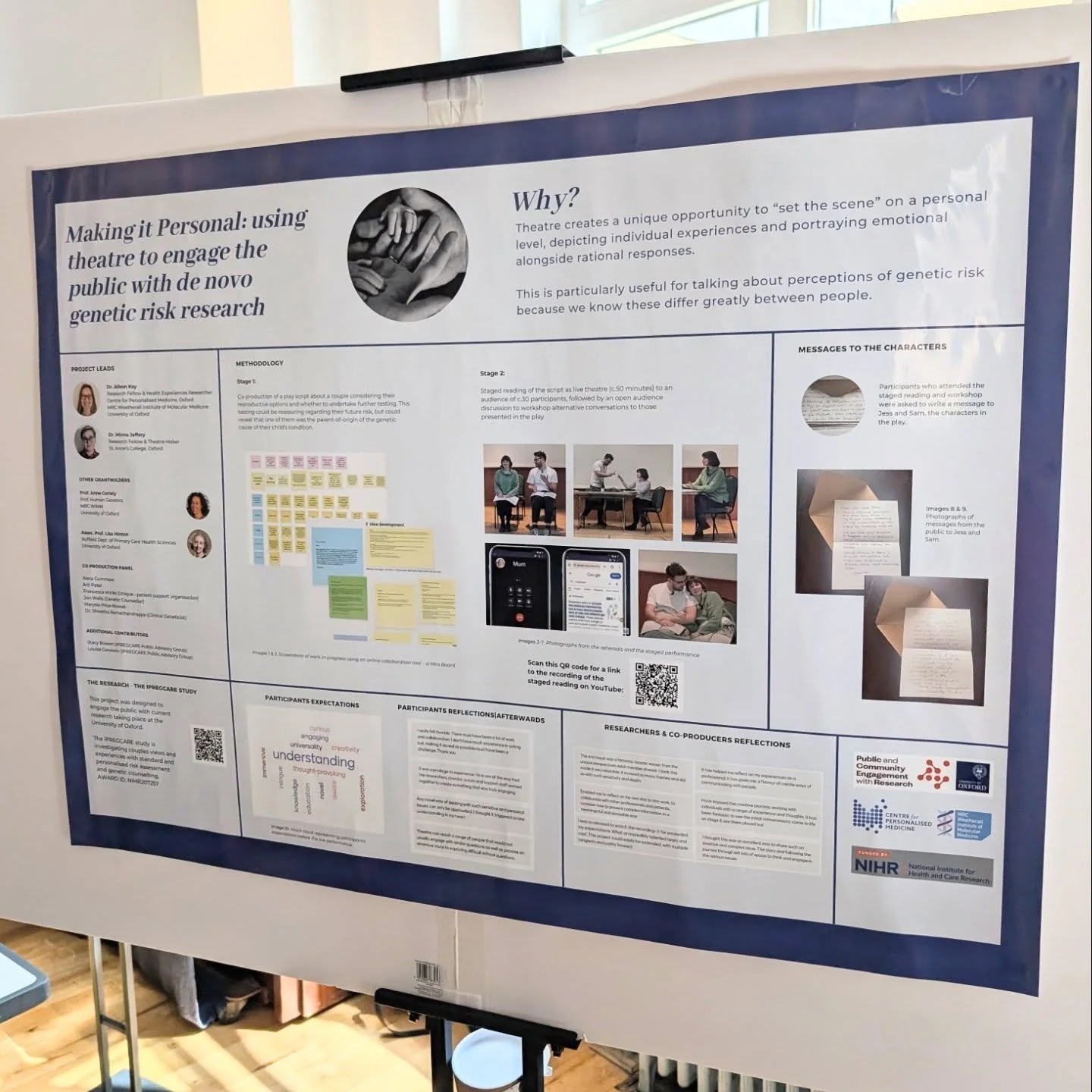 It has been incredibly rewarding and a fun new challenge for me this year to wade into unchartered waters by collaborating on an arts &amp; science, public engagement project. Dr Alison Kay approached me almost a year ago suggesting a collaborative p