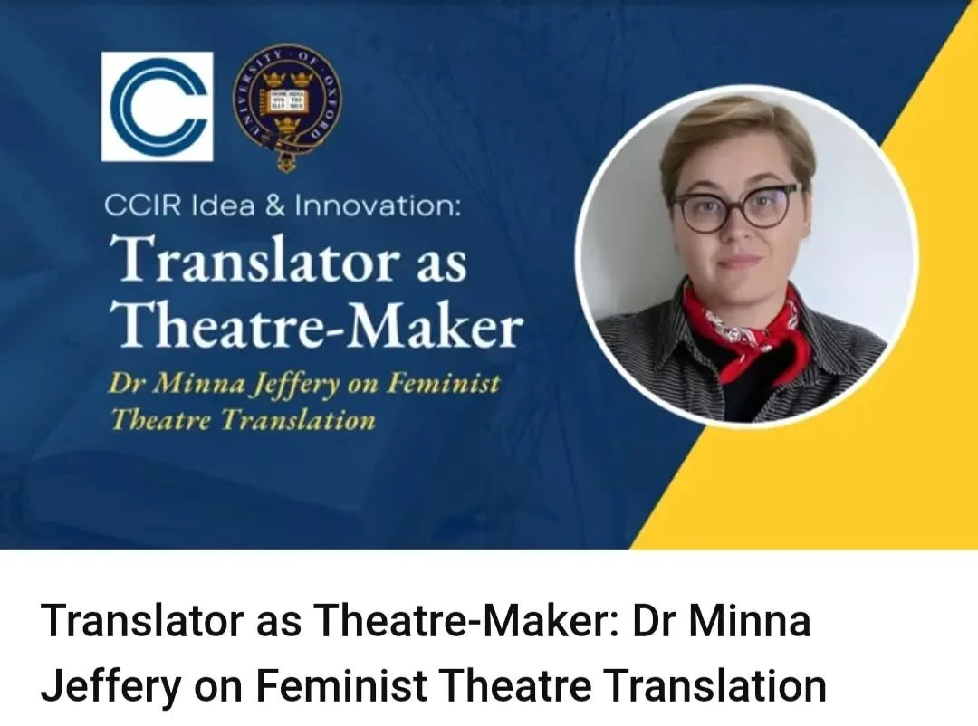 baby's first podcast! had a lovely time a few weeks ago chatting to Daphne Adam on the Cambridge Centre for International Research youtube-podcast. we spoke about ways into research, choosing a research topic, my work translating The Worker's Wife by