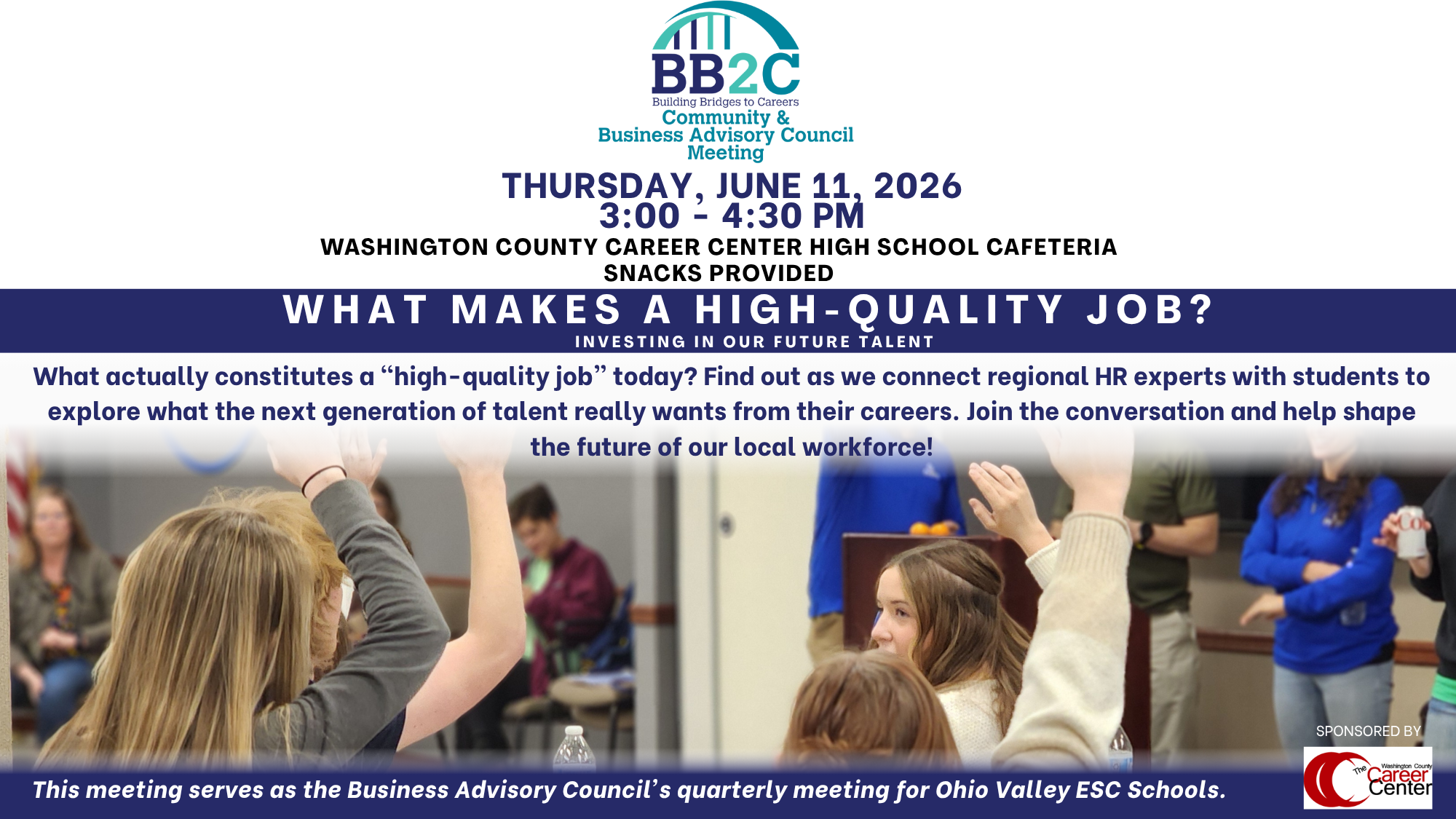 Community &amp; Business Advisory Council: What Makes a High Quality Job?