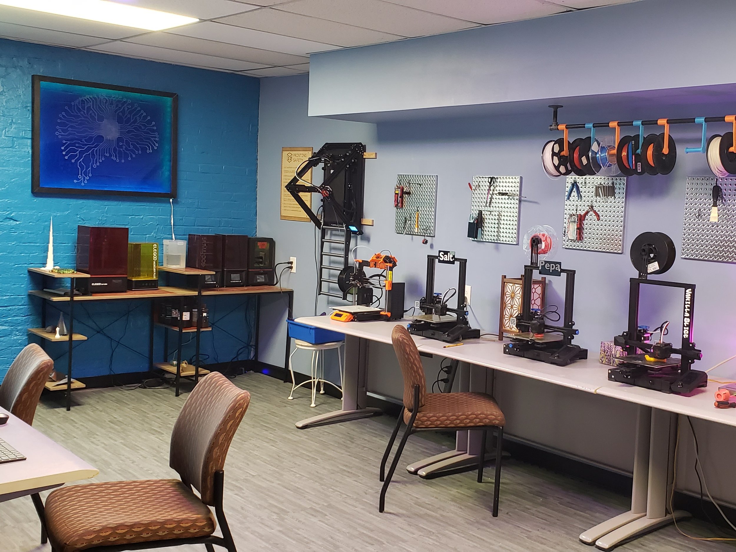 A picture of our Tech Space