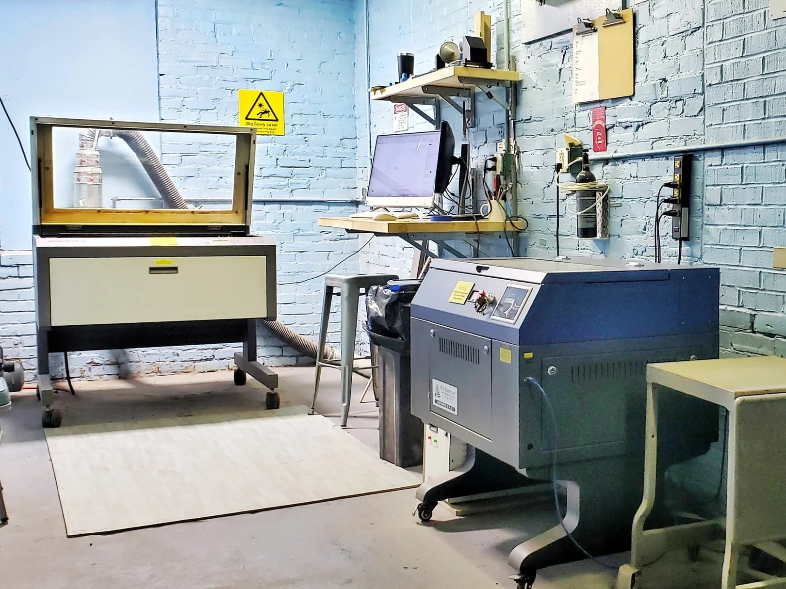 A picture of our Laser Space