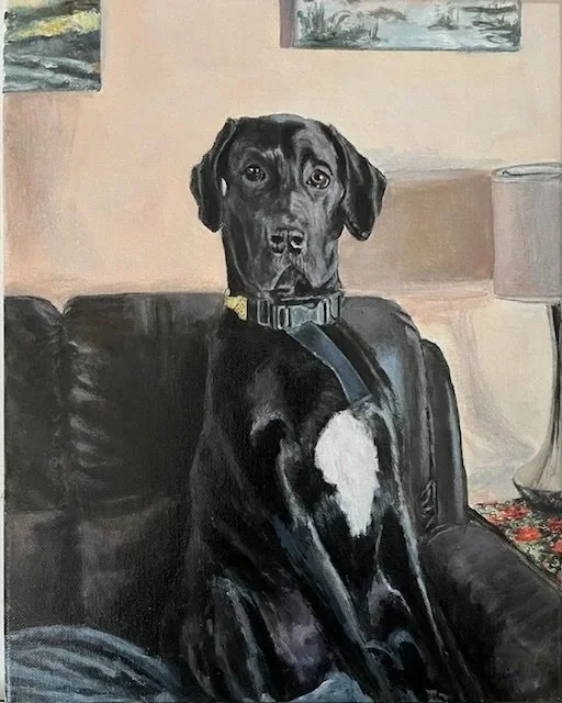 11" x 14", Oil on Canvas, Rocko
