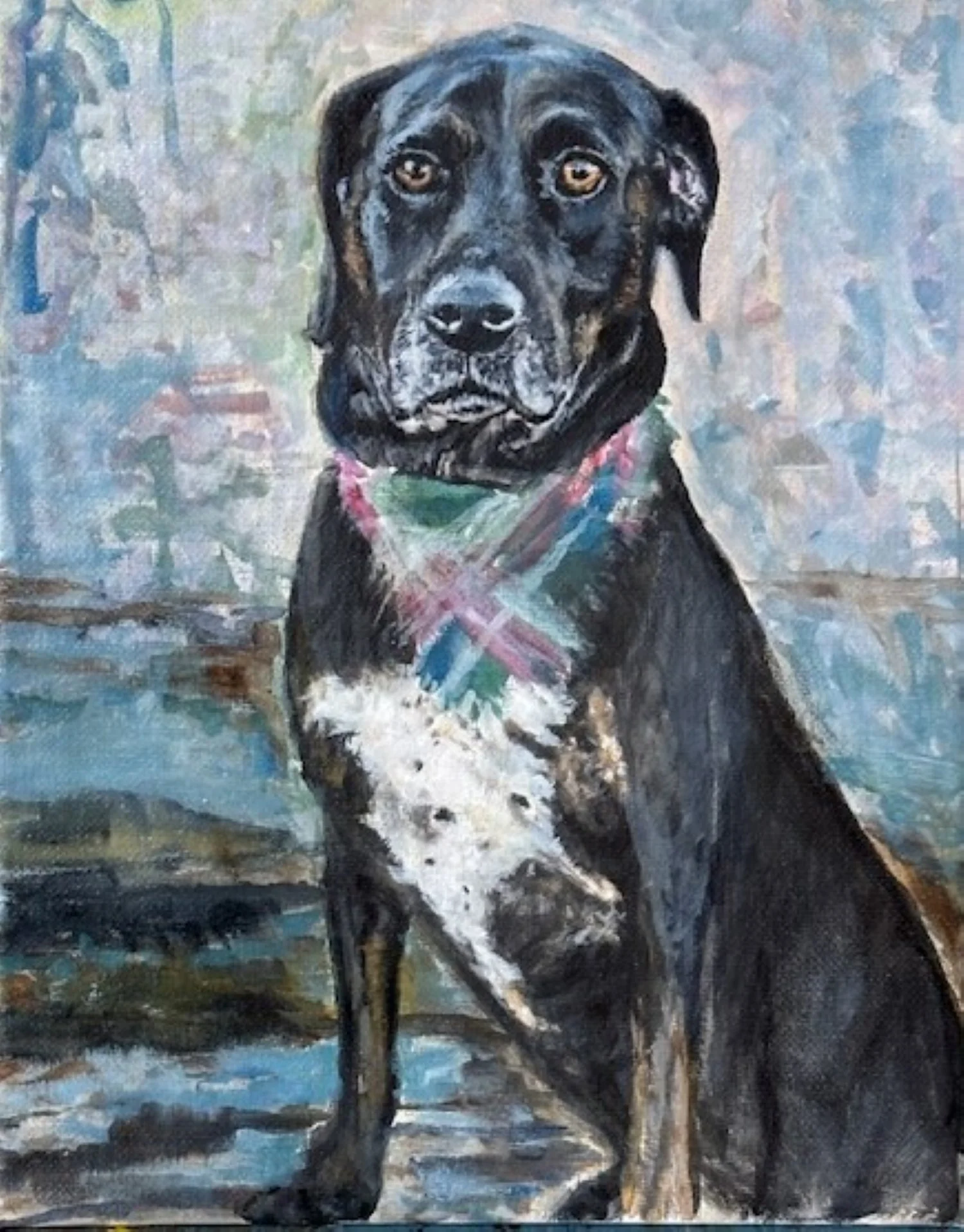 8" x 10", Oil on Canvas, Ariel