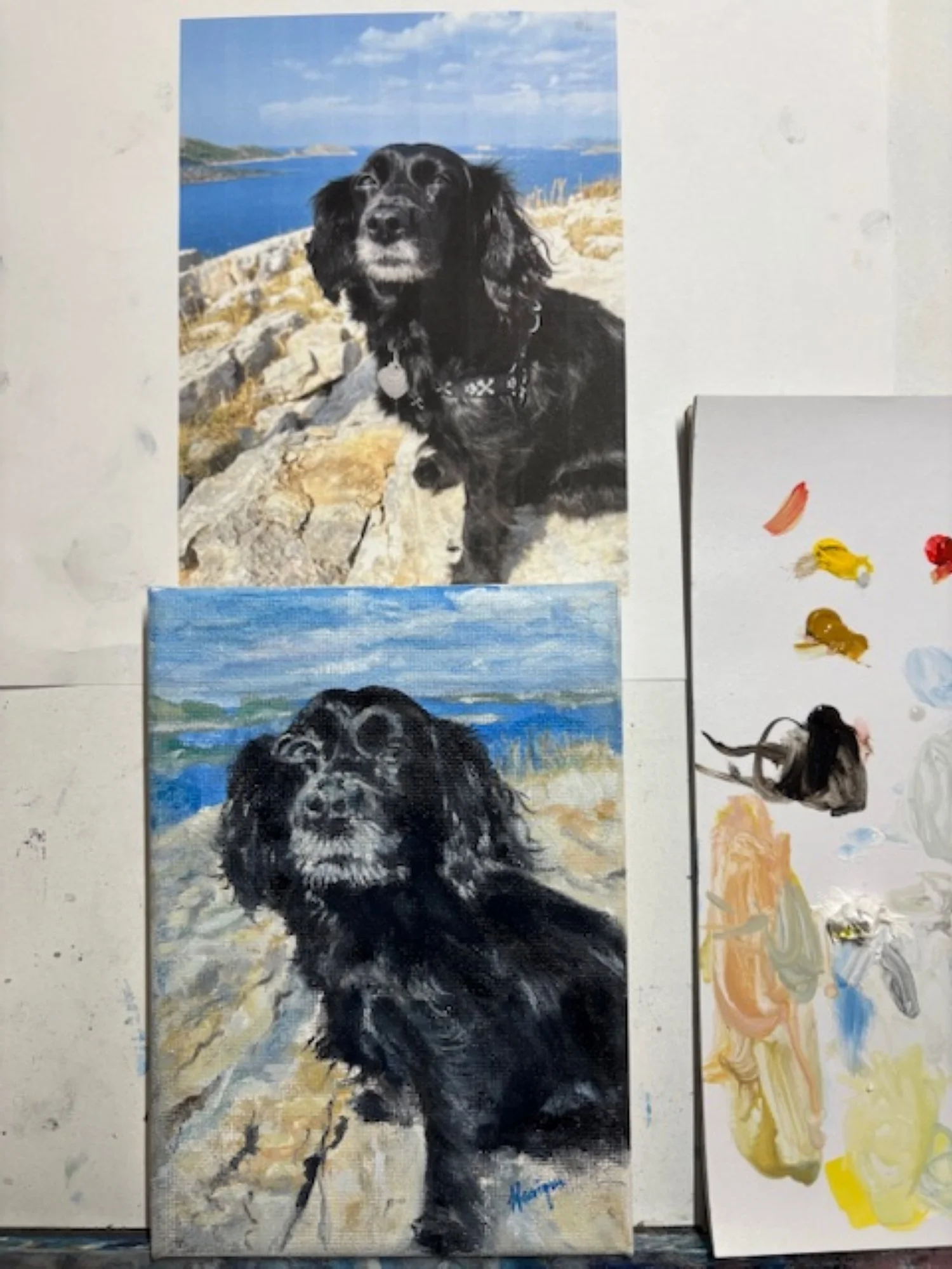 5" x 7" Oil on Canvas, Homer