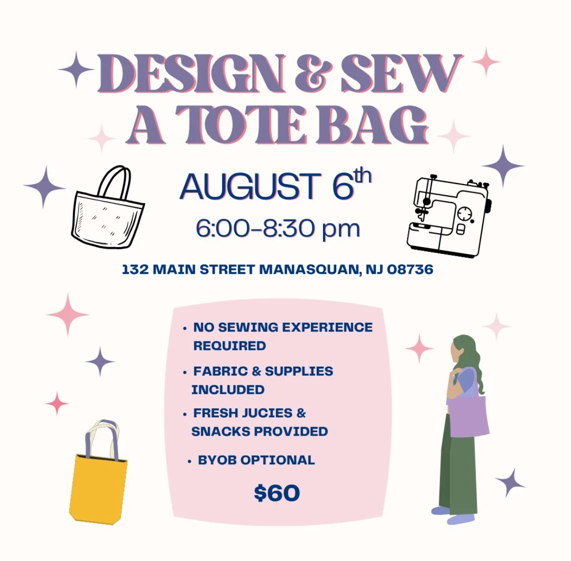 Design & Sew a Tote w/ Deanna (Fashion Designer for a Day🪡)